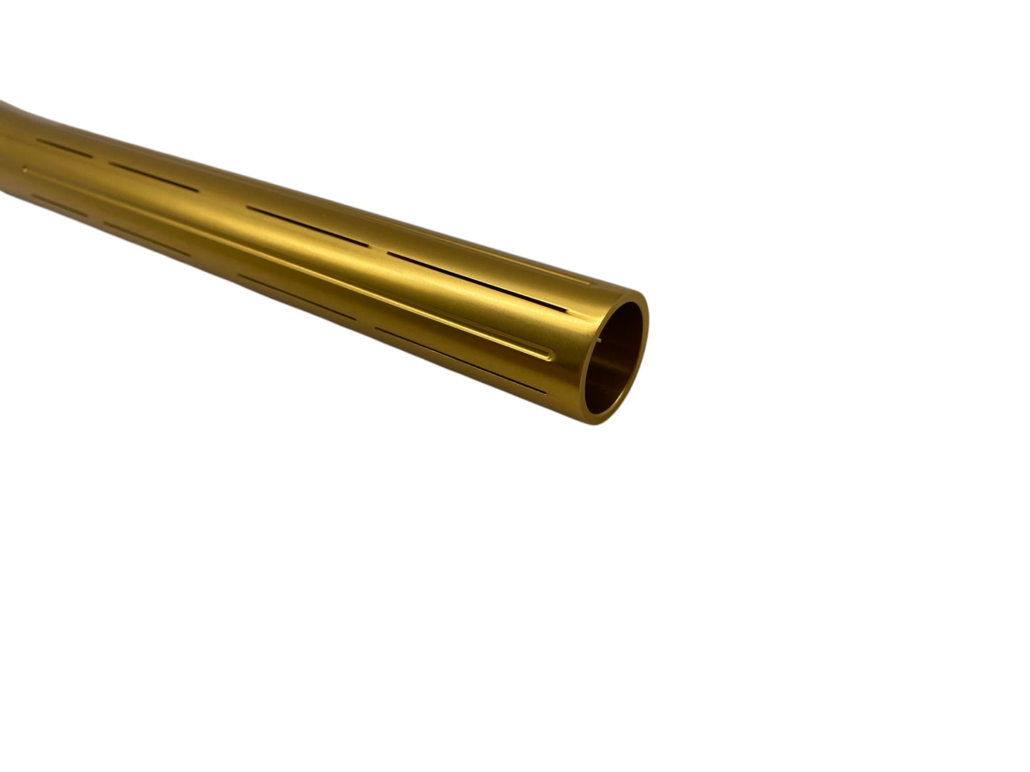 INFAMOUS SILENCIO OG-1 One Piece Insert Paintball Gun Barrel : Gold