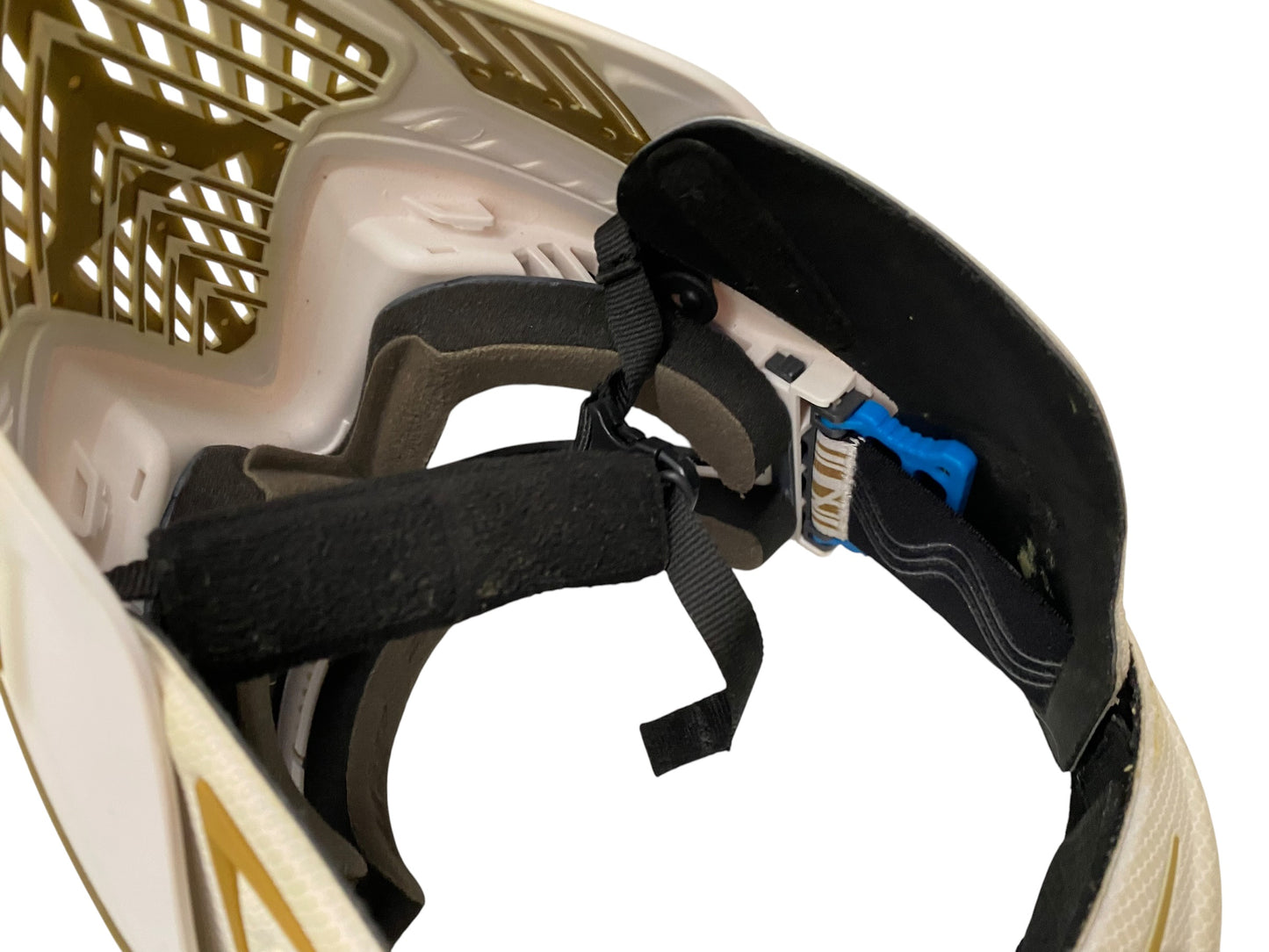 Dye i5 White/Gold Paintball Mask Goggles