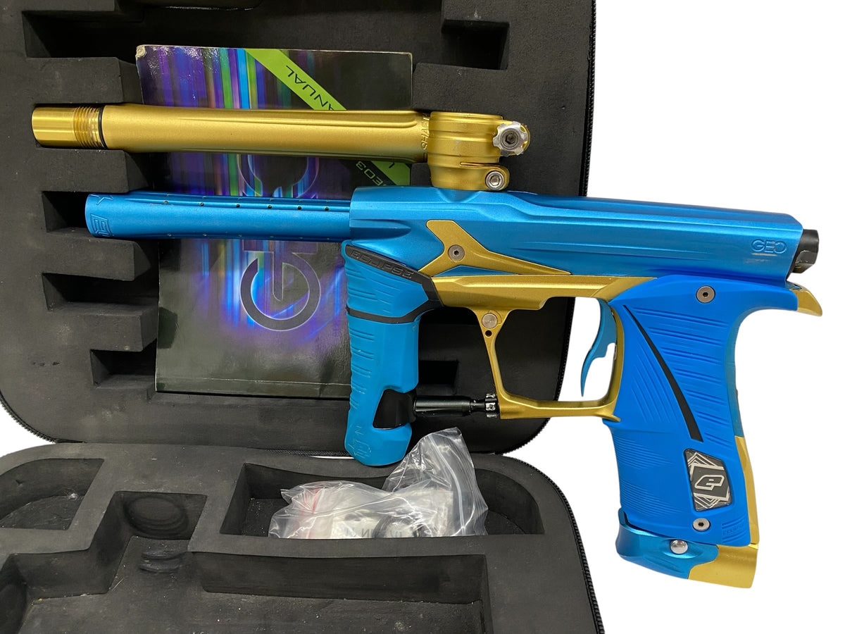Planet Eclipse Geo 3.1 Paintball Gun Blue Gold