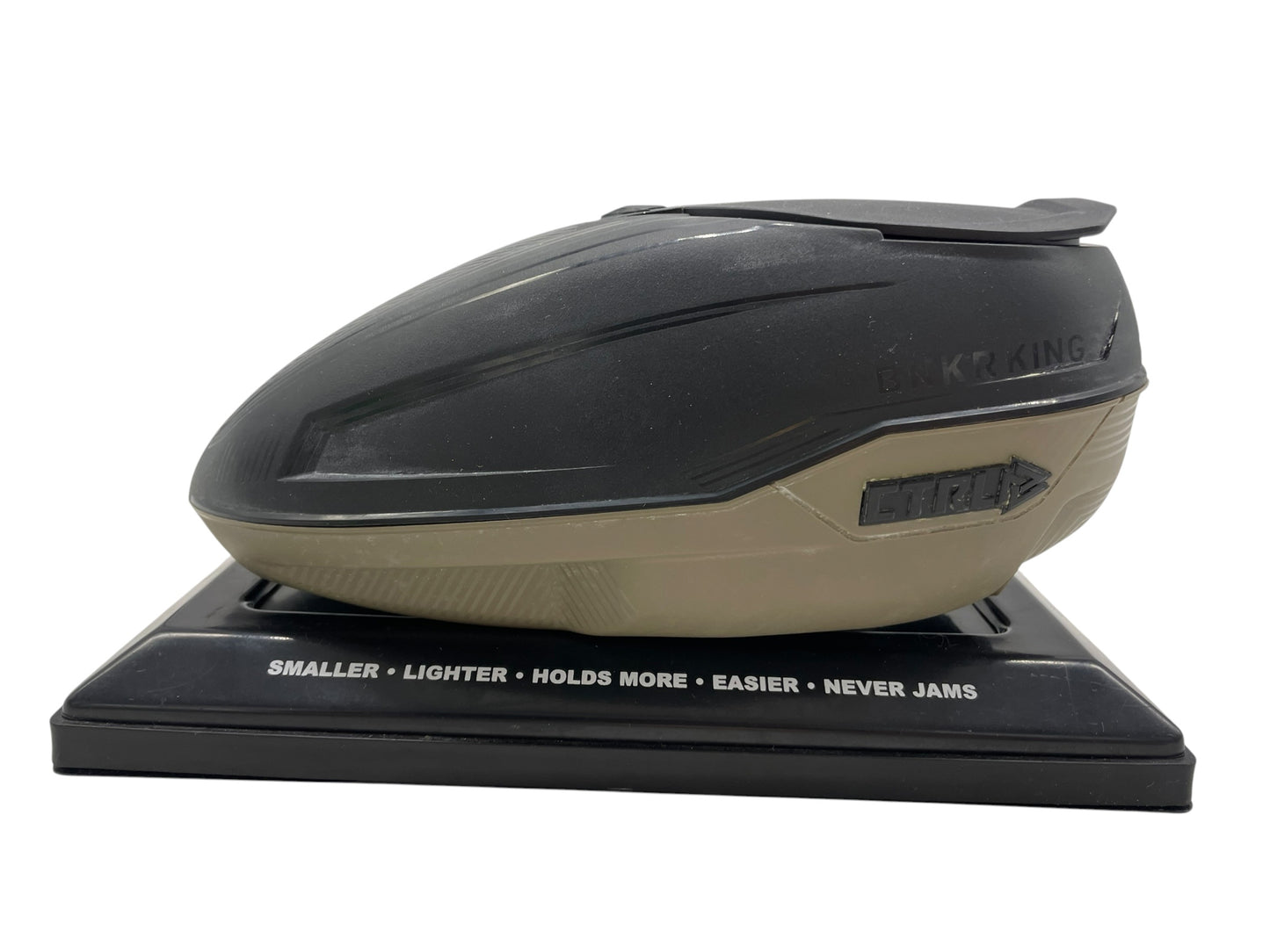 BunkerKings CTRL Black/Tan Paintball Hopper Loader