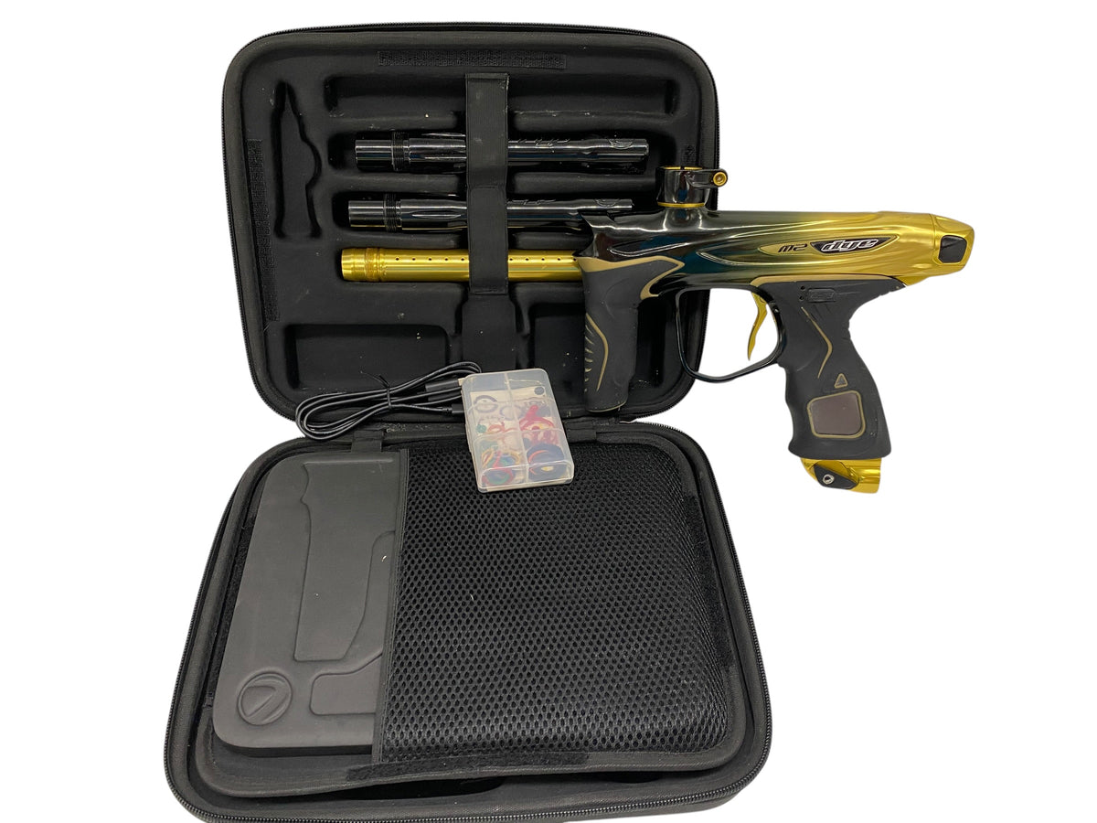 Dye M2 Gold To Black Fade Paintball Gun
