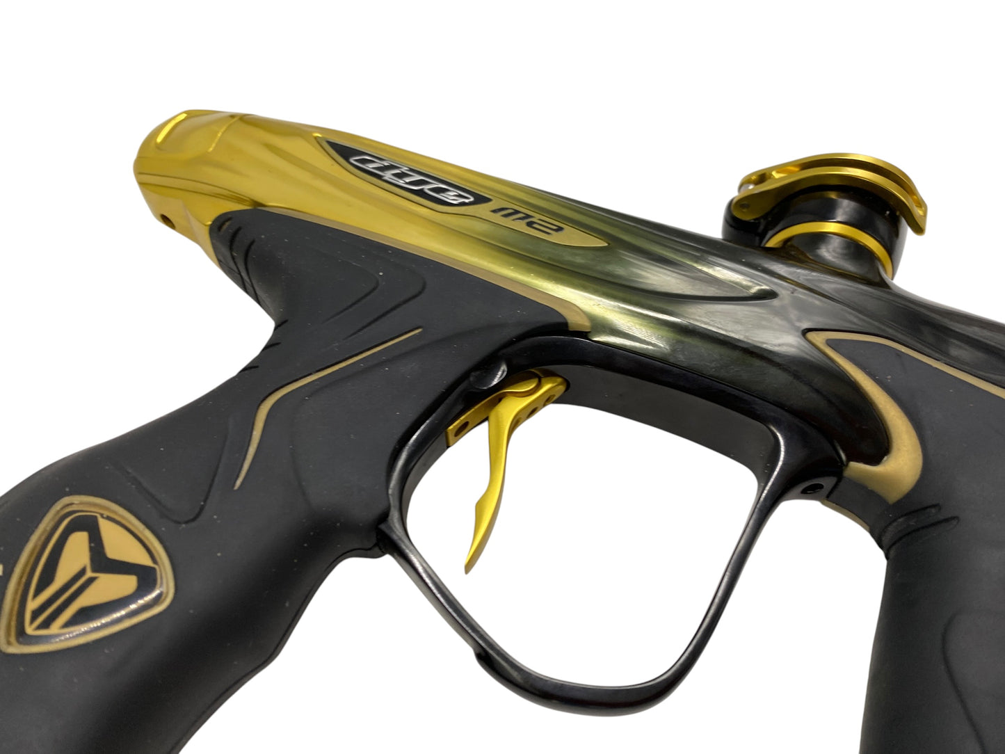 Dye M2 Gold To Black Fade Paintball Gun
