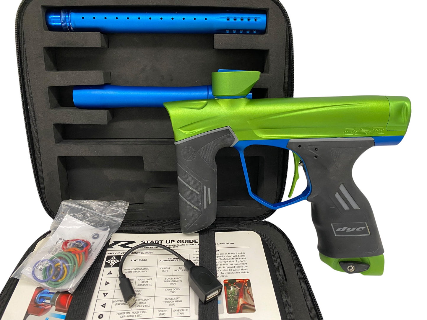 Dye Dsr Gen 1 Green/Blue Paintball Gun