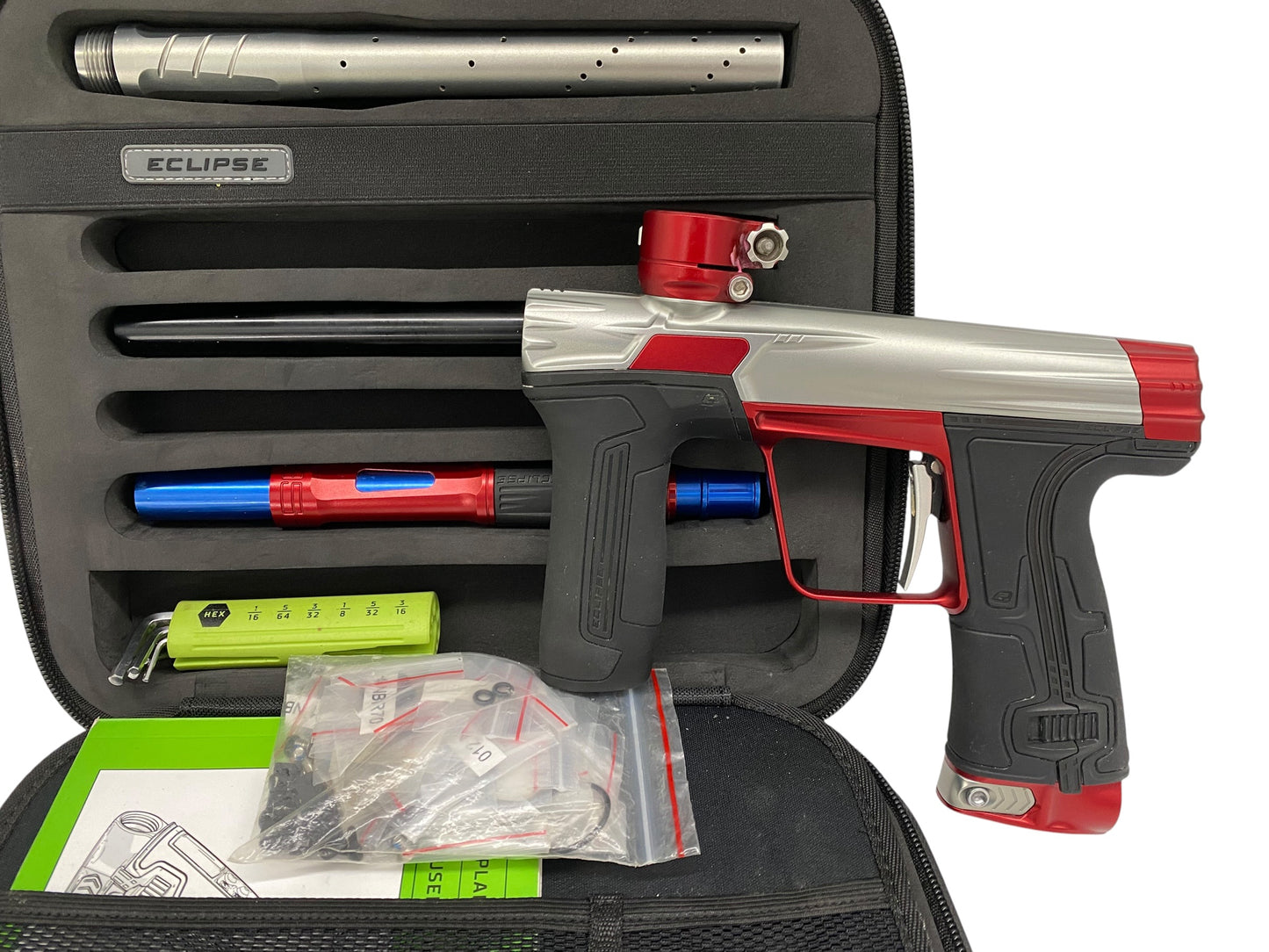 Planet Eclipse CS3 Silver/Red Paintball Gun
