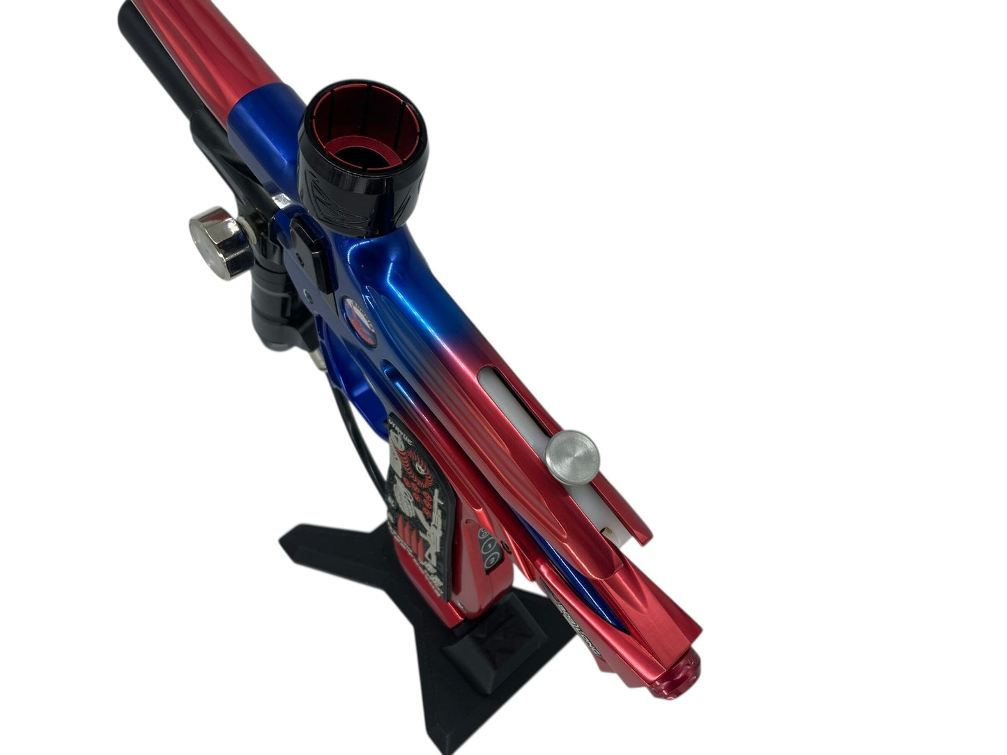 Used 2005 Bob Long Russian Legion Intimidator Paintball Gun Blue/Red Fade Paintball Gun from CPXBrosPaintball Buy/Sell/Trade Paintball Markers, New Paintball Guns, Paintball Hoppers, Paintball Masks, and Hormesis Headbands