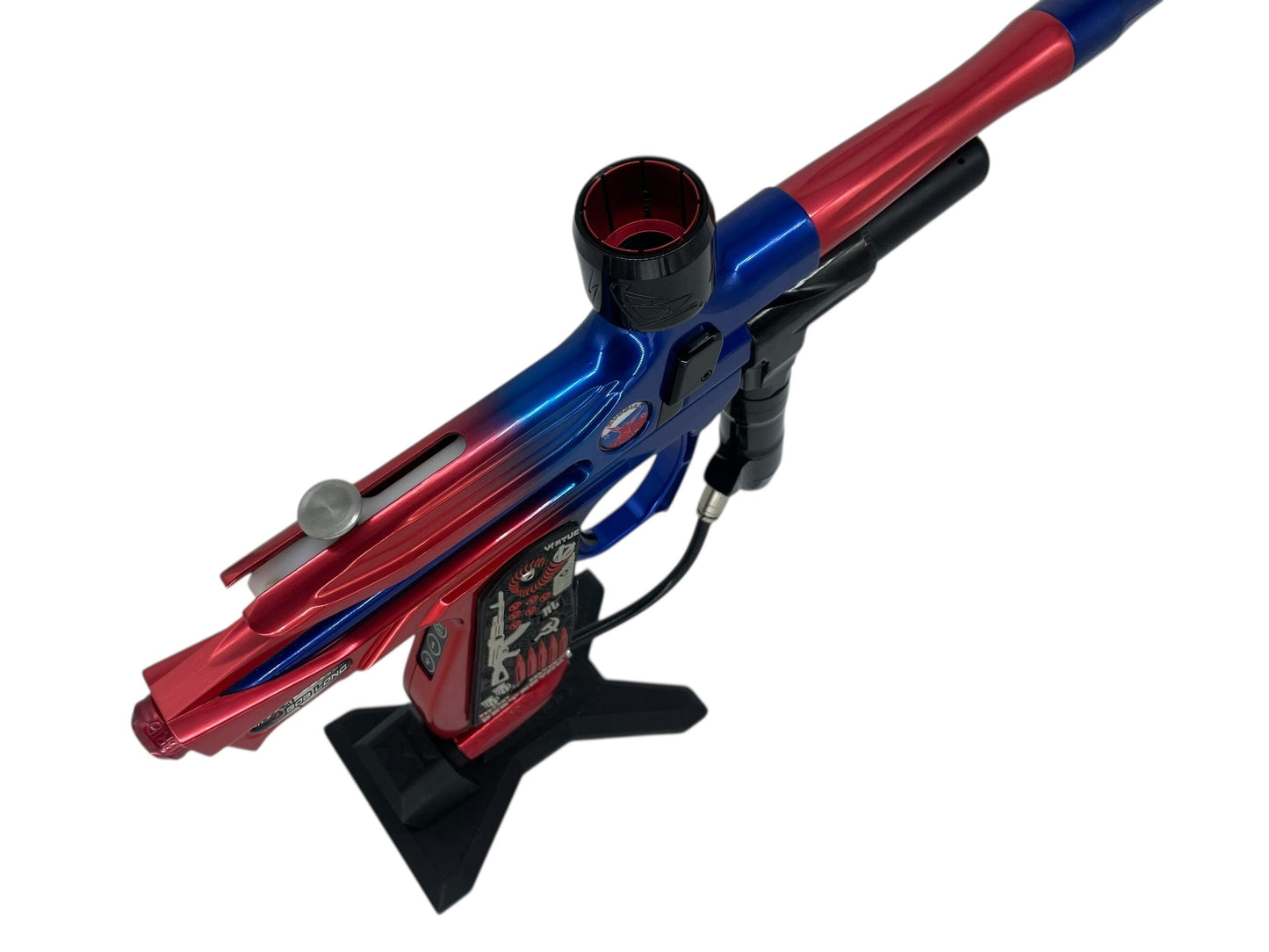 Used 2005 Bob Long Russian Legion Intimidator Paintball Gun Blue/Red Fade Paintball Gun from CPXBrosPaintball Buy/Sell/Trade Paintball Markers, New Paintball Guns, Paintball Hoppers, Paintball Masks, and Hormesis Headbands
