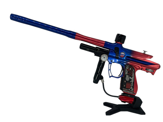 Used 2005 Bob Long Russian Legion Intimidator Paintball Gun Blue/Red Fade Paintball Gun from CPXBrosPaintball Buy/Sell/Trade Paintball Markers, New Paintball Guns, Paintball Hoppers, Paintball Masks, and Hormesis Headbands