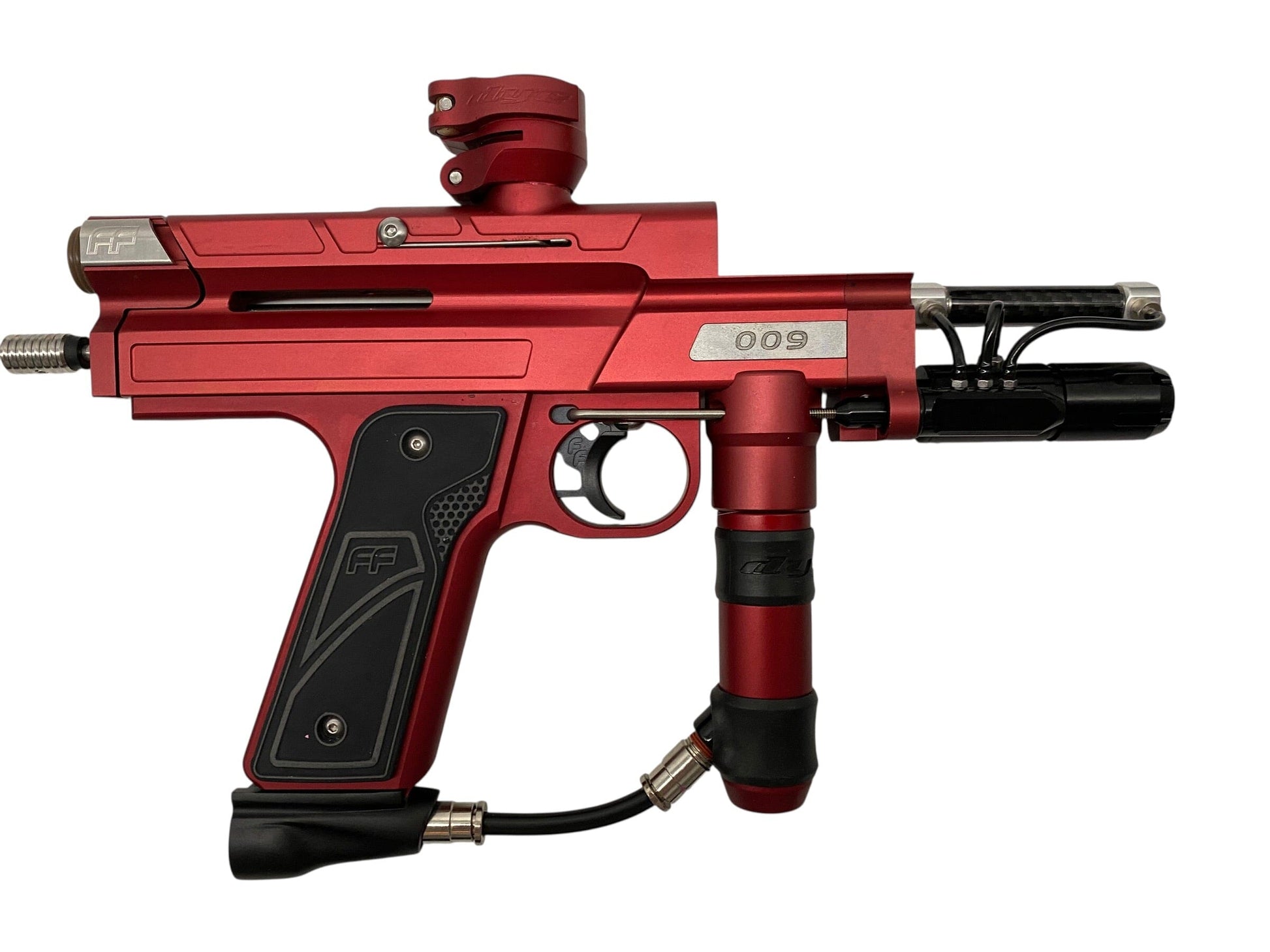 Used 2019 FreeFlow Clutch #9 Paintball Gun Matte Red Paintball Gun from CPXBrosPaintball Buy/Sell/Trade Paintball Markers, New Paintball Guns, Paintball Hoppers, Paintball Masks, and Hormesis Headbands