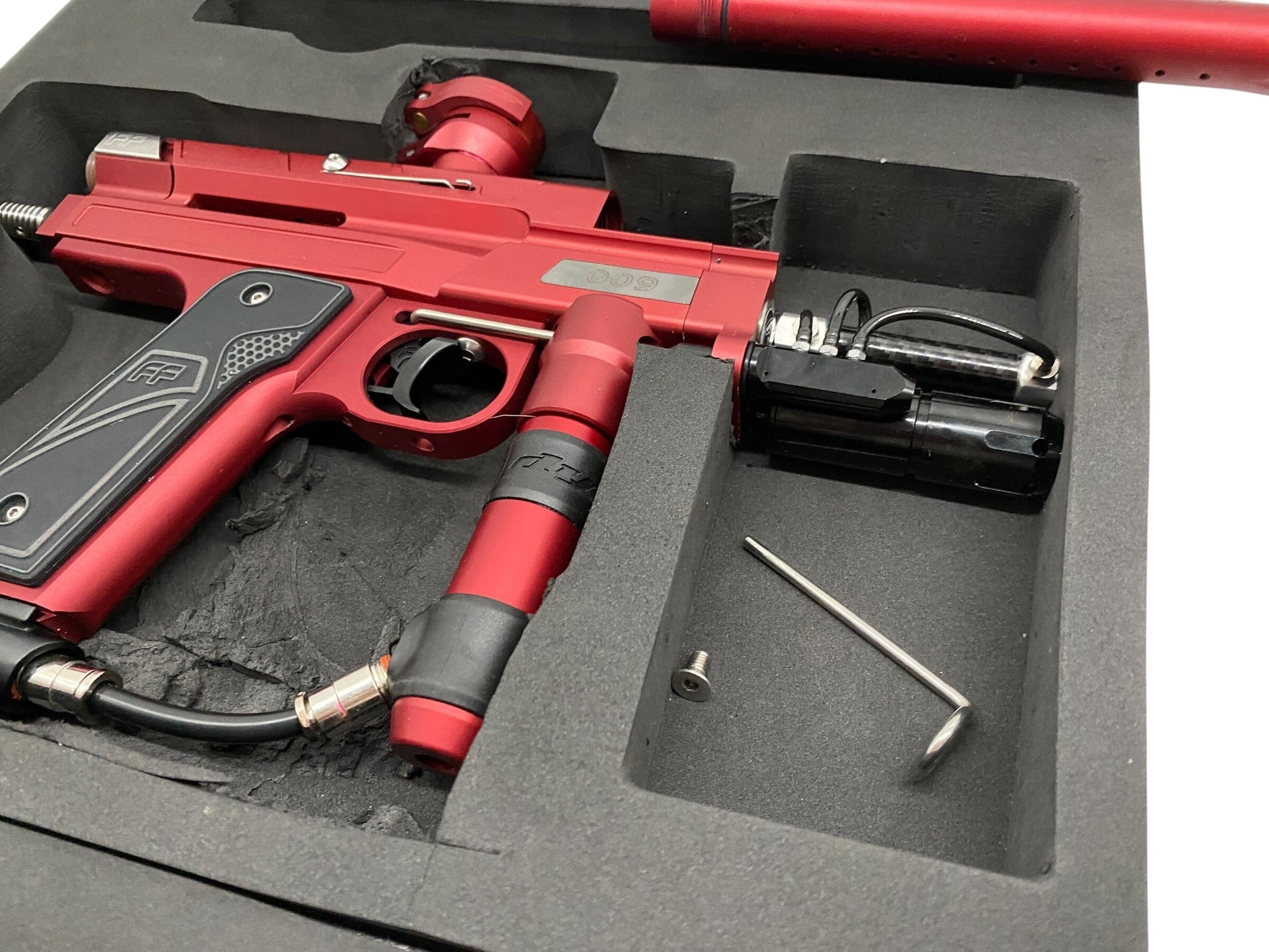 Used 2019 FreeFlow Clutch #9 Paintball Gun Matte Red Paintball Gun from CPXBrosPaintball Buy/Sell/Trade Paintball Markers, New Paintball Guns, Paintball Hoppers, Paintball Masks, and Hormesis Headbands
