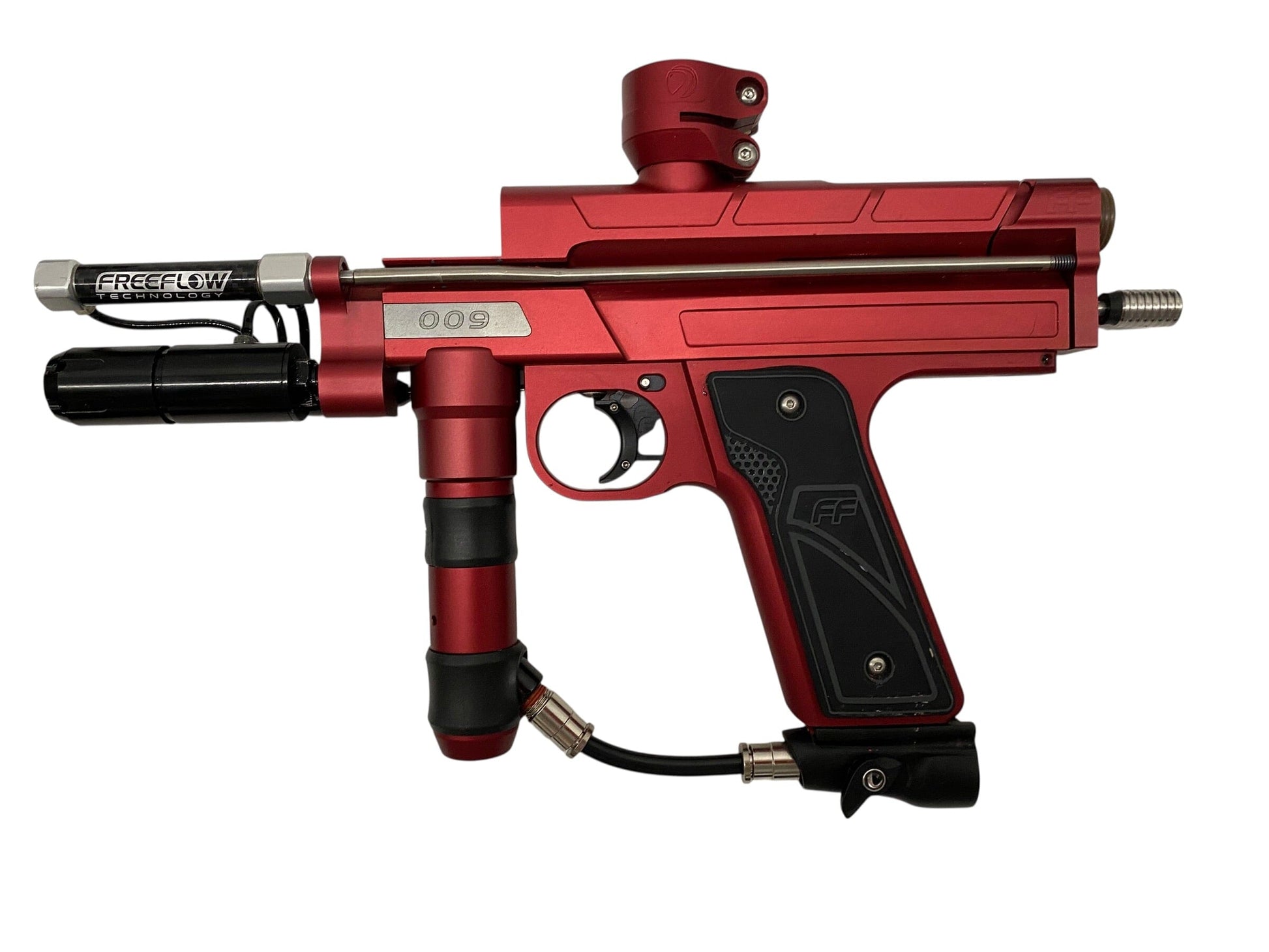 Used 2019 FreeFlow Clutch #9 Paintball Gun Matte Red Paintball Gun from CPXBrosPaintball Buy/Sell/Trade Paintball Markers, New Paintball Guns, Paintball Hoppers, Paintball Masks, and Hormesis Headbands