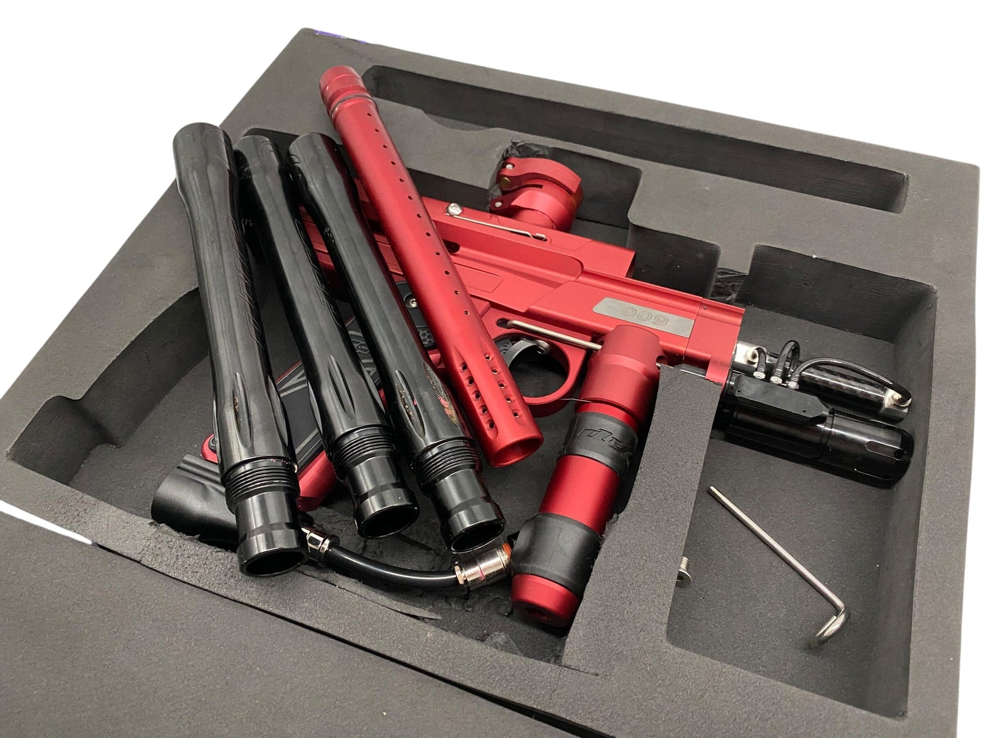 Used 2019 FreeFlow Clutch #9 Paintball Gun Matte Red Paintball Gun from CPXBrosPaintball Buy/Sell/Trade Paintball Markers, New Paintball Guns, Paintball Hoppers, Paintball Masks, and Hormesis Headbands