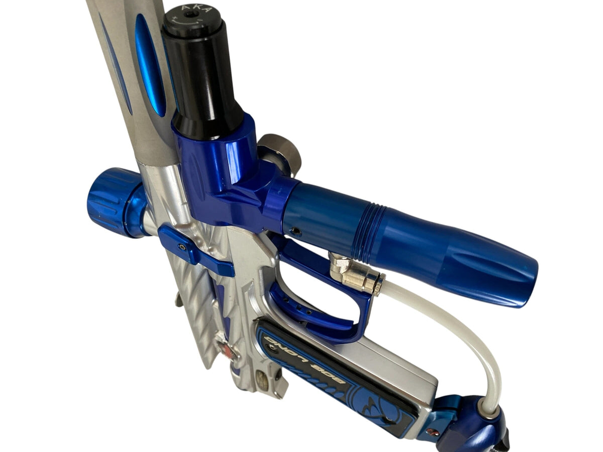 Used 2k5 Bob Long Intimidator Ripper 2 silver blue Paintball Gun Paintball Gun from CPXBrosPaintball Buy/Sell/Trade Paintball Markers, New Paintball Guns, Paintball Hoppers, Paintball Masks, and Hormesis Headbands