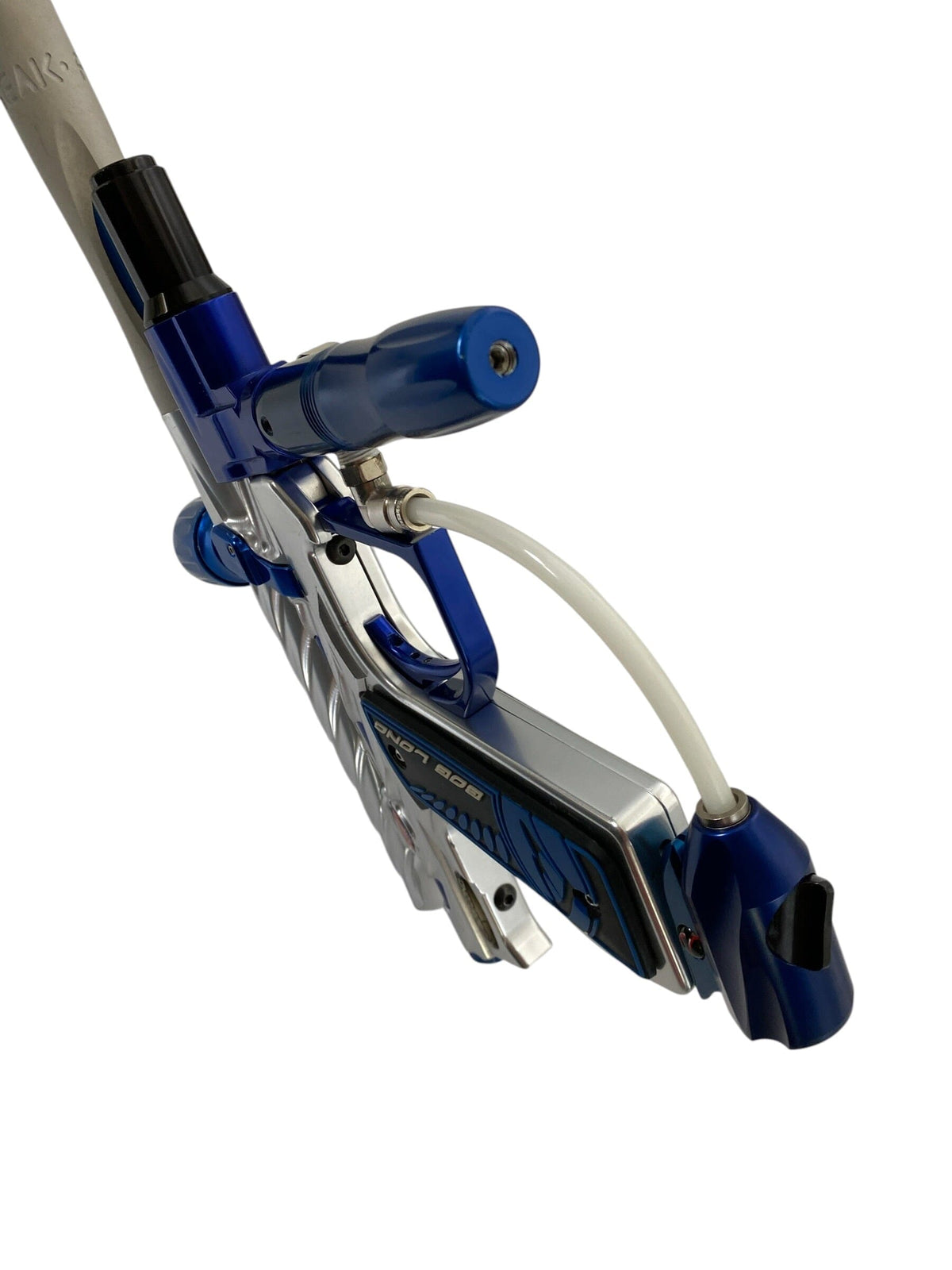 Used 2k5 Bob Long Intimidator Ripper 2 silver blue Paintball Gun Paintball Gun from CPXBrosPaintball Buy/Sell/Trade Paintball Markers, New Paintball Guns, Paintball Hoppers, Paintball Masks, and Hormesis Headbands