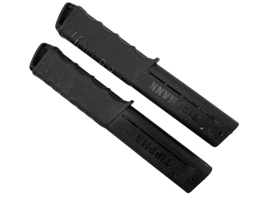 Used 2x Tippman TiPX/TCR Extended .68 cal Paintball Magazines Paintball Gun from CPXBrosPaintball Buy/Sell/Trade Paintball Markers, New Paintball Guns, Paintball Hoppers, Paintball Masks, and Hormesis Headbands