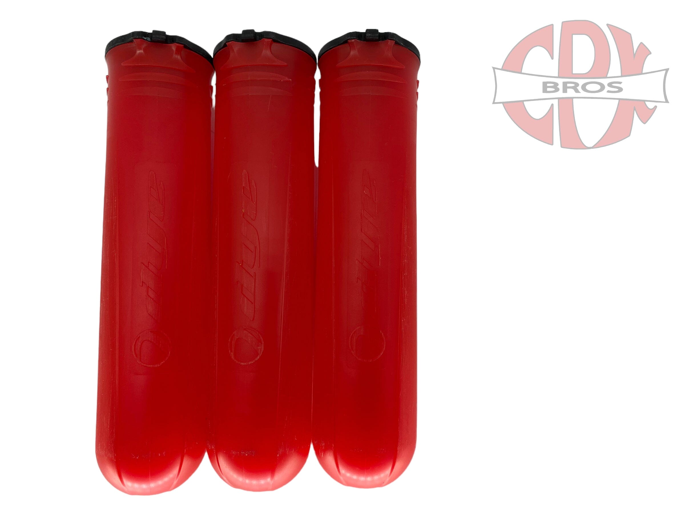 3 Red Dye Paintball Pods CPXBrosPaintball