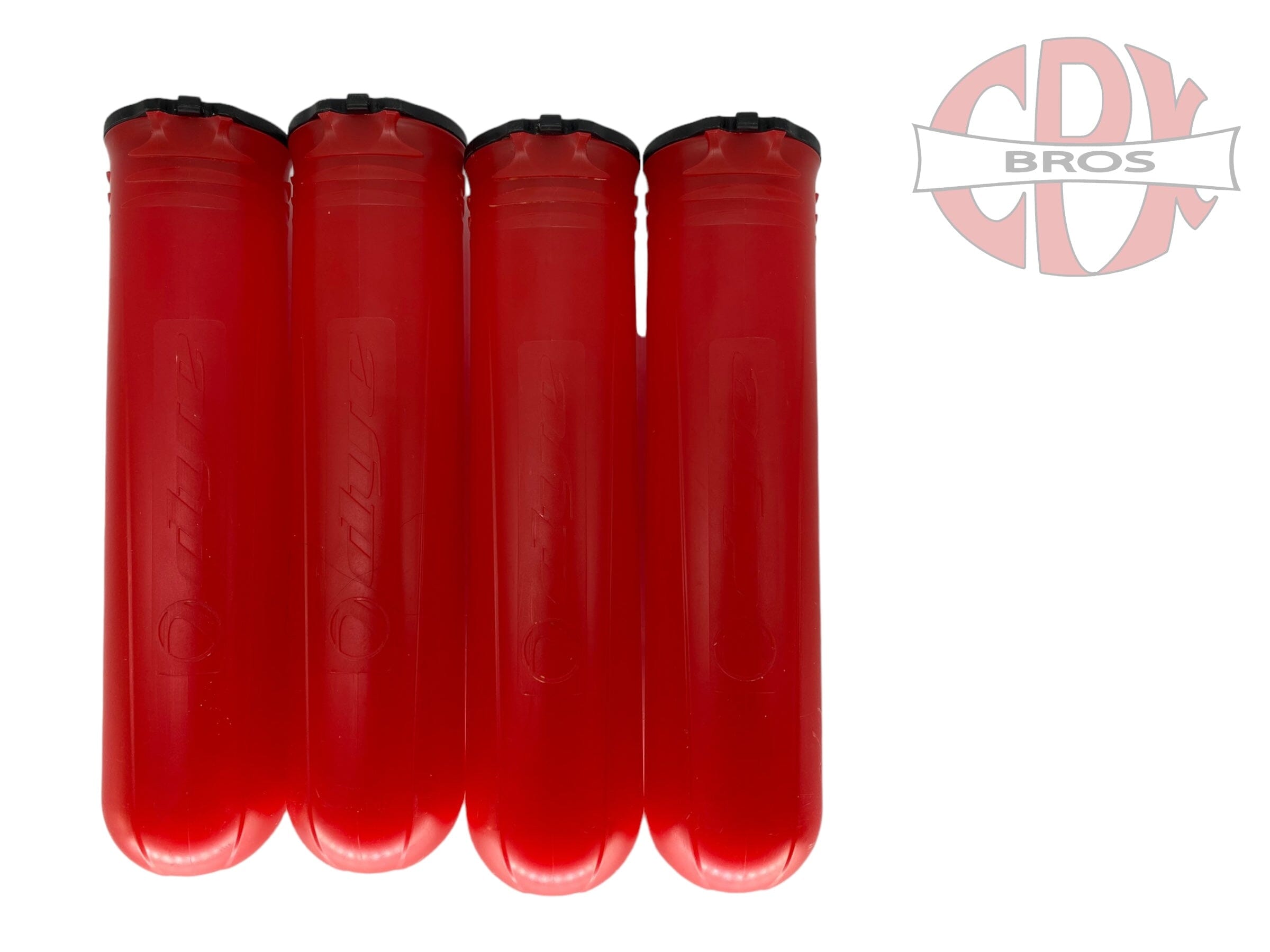 4 Red Dye Paintball Pods CPXBrosPaintball