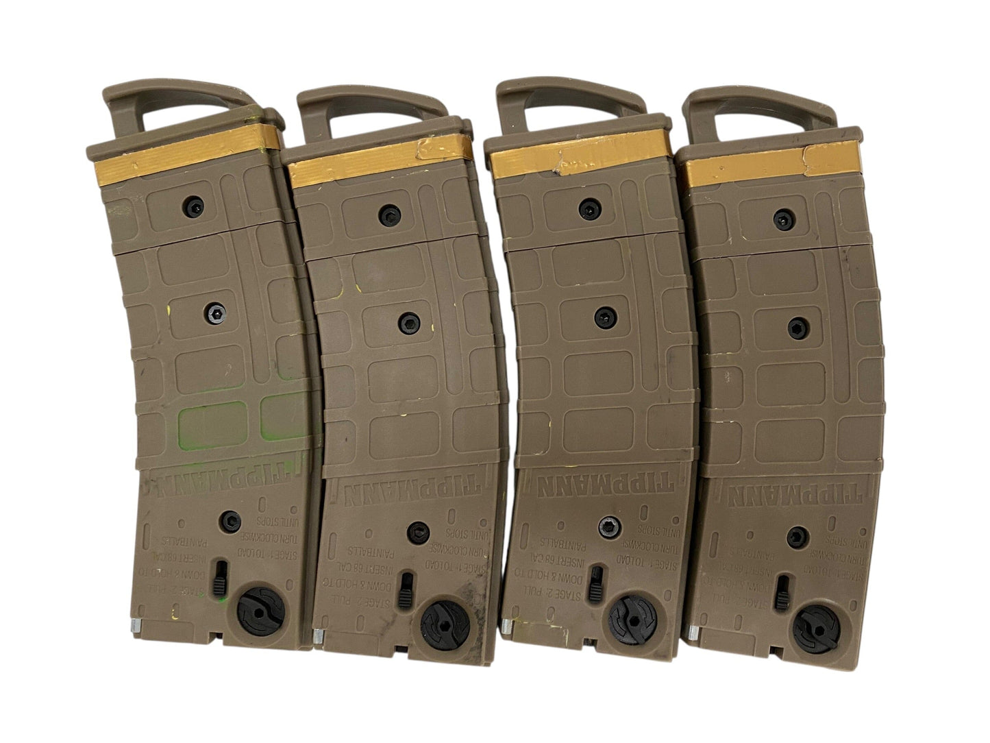 Used 4 Tippmann TMC Magazines .68 cal Paintball Gun from CPXBrosPaintball Buy/Sell/Trade Paintball Markers, New Paintball Guns, Paintball Hoppers, Paintball Masks, and Hormesis Headbands
