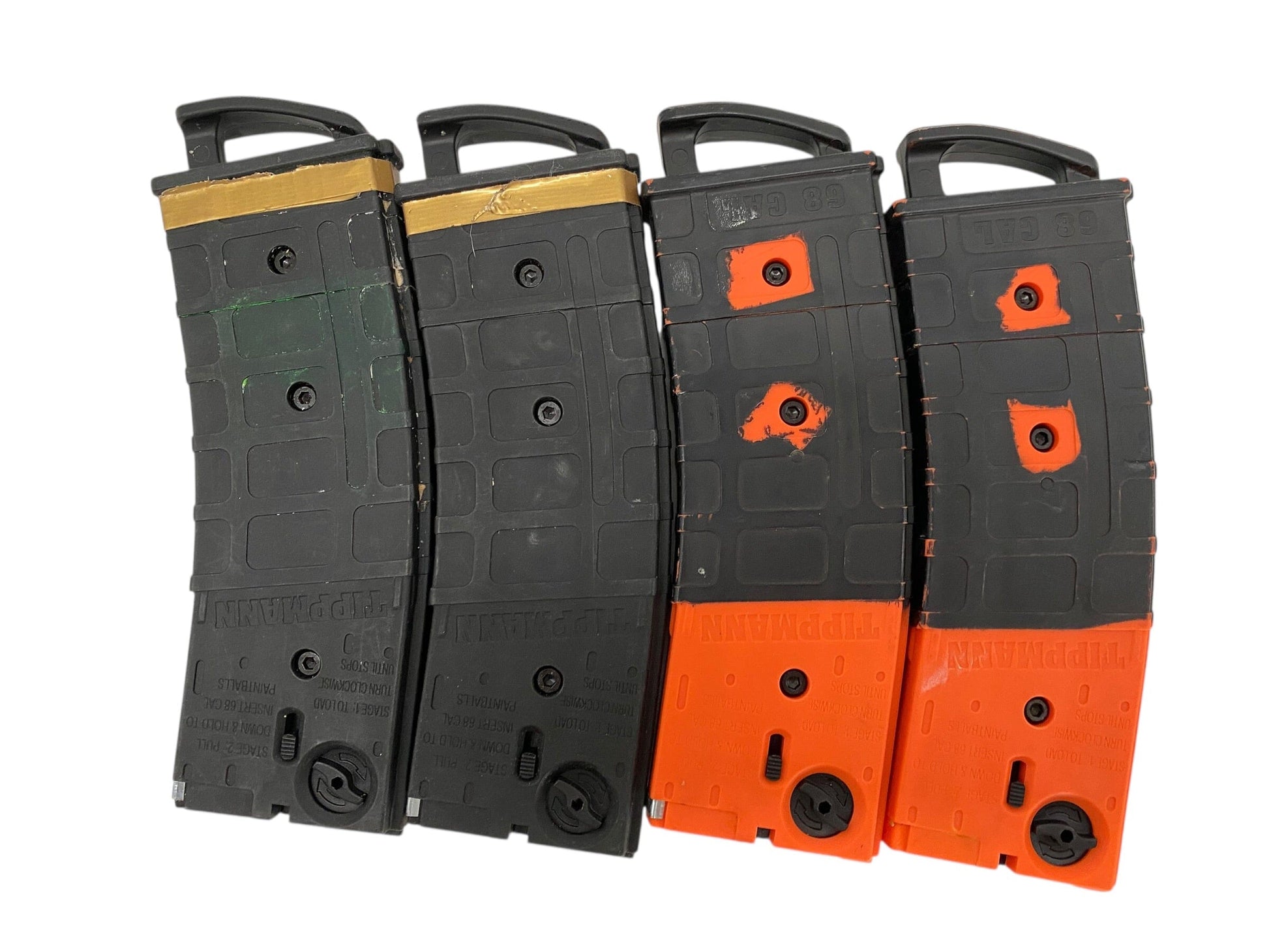 Used 4 Tippmann TMC Magazines .68 cal Paintball Gun from CPXBrosPaintball Buy/Sell/Trade Paintball Markers, New Paintball Guns, Paintball Hoppers, Paintball Masks, and Hormesis Headbands