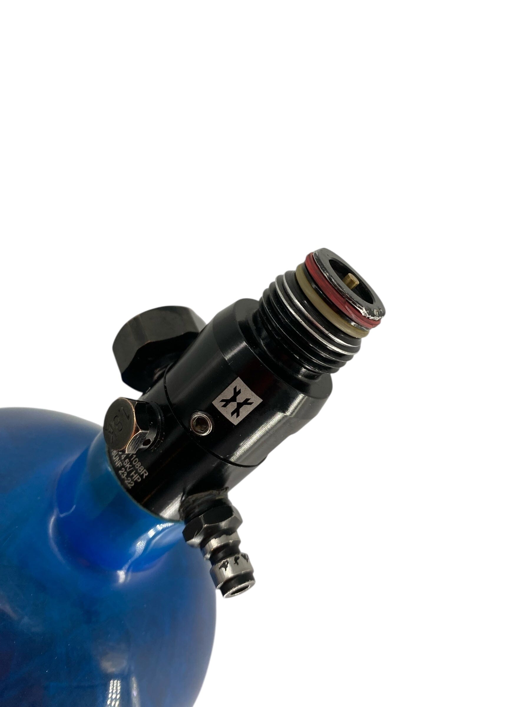 Used 48/4500 Peanut Paintball Tank Blue Paintball Gun from CPXBrosPaintball Buy/Sell/Trade Paintball Markers, New Paintball Guns, Paintball Hoppers, Paintball Masks, and Hormesis Headbands