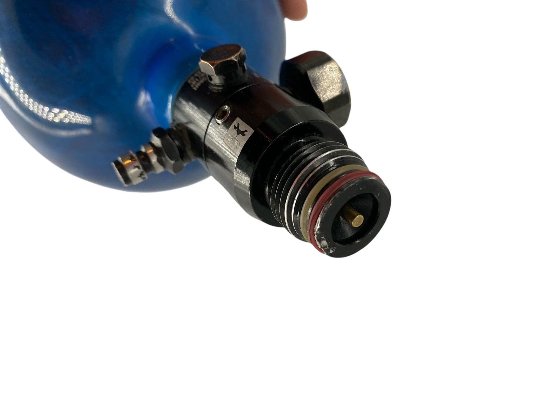 Used 48/4500 Peanut Paintball Tank Blue Paintball Gun from CPXBrosPaintball Buy/Sell/Trade Paintball Markers, New Paintball Guns, Paintball Hoppers, Paintball Masks, and Hormesis Headbands