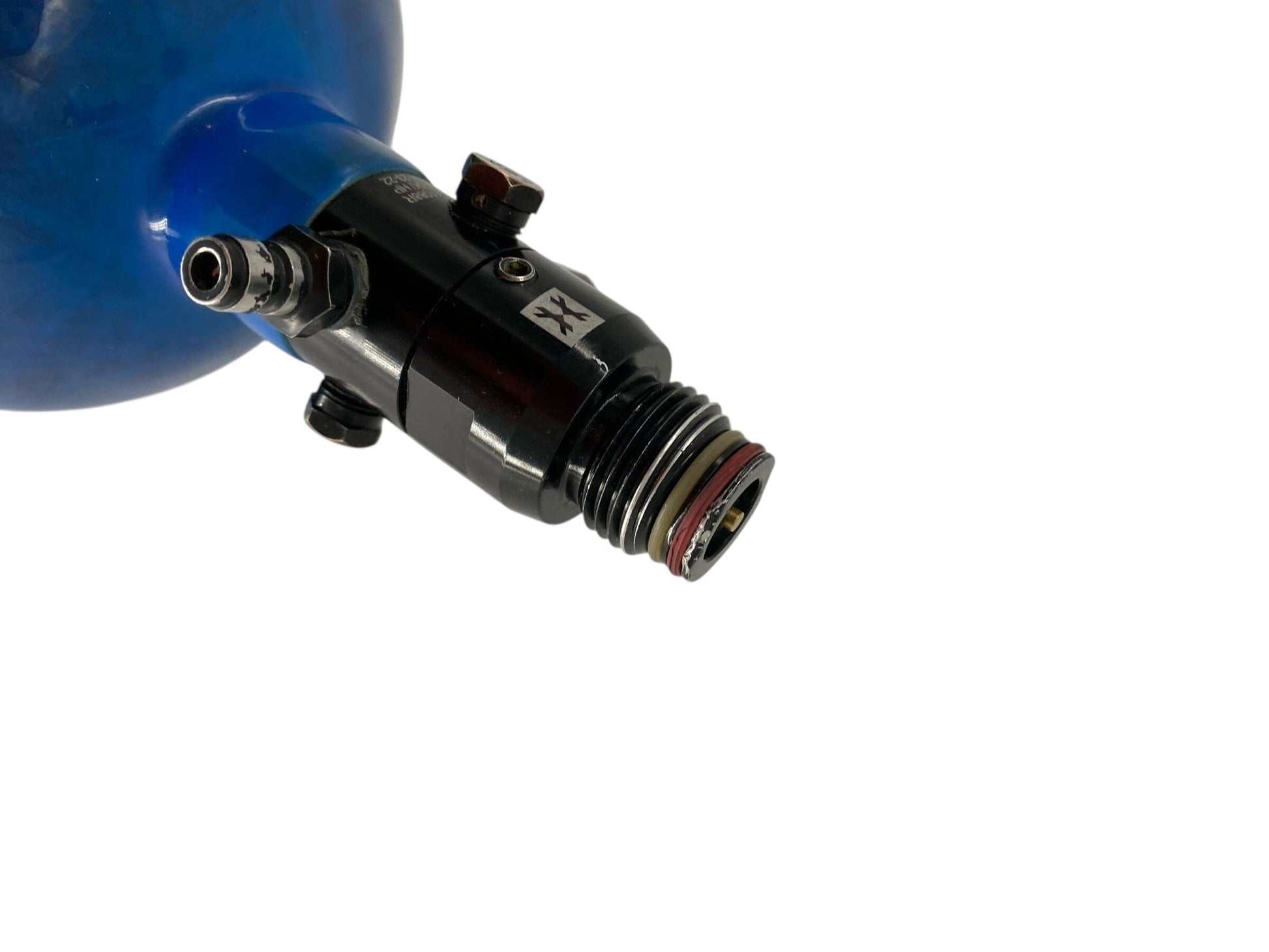 Used 48/4500 Peanut Paintball Tank Blue Paintball Gun from CPXBrosPaintball Buy/Sell/Trade Paintball Markers, New Paintball Guns, Paintball Hoppers, Paintball Masks, and Hormesis Headbands