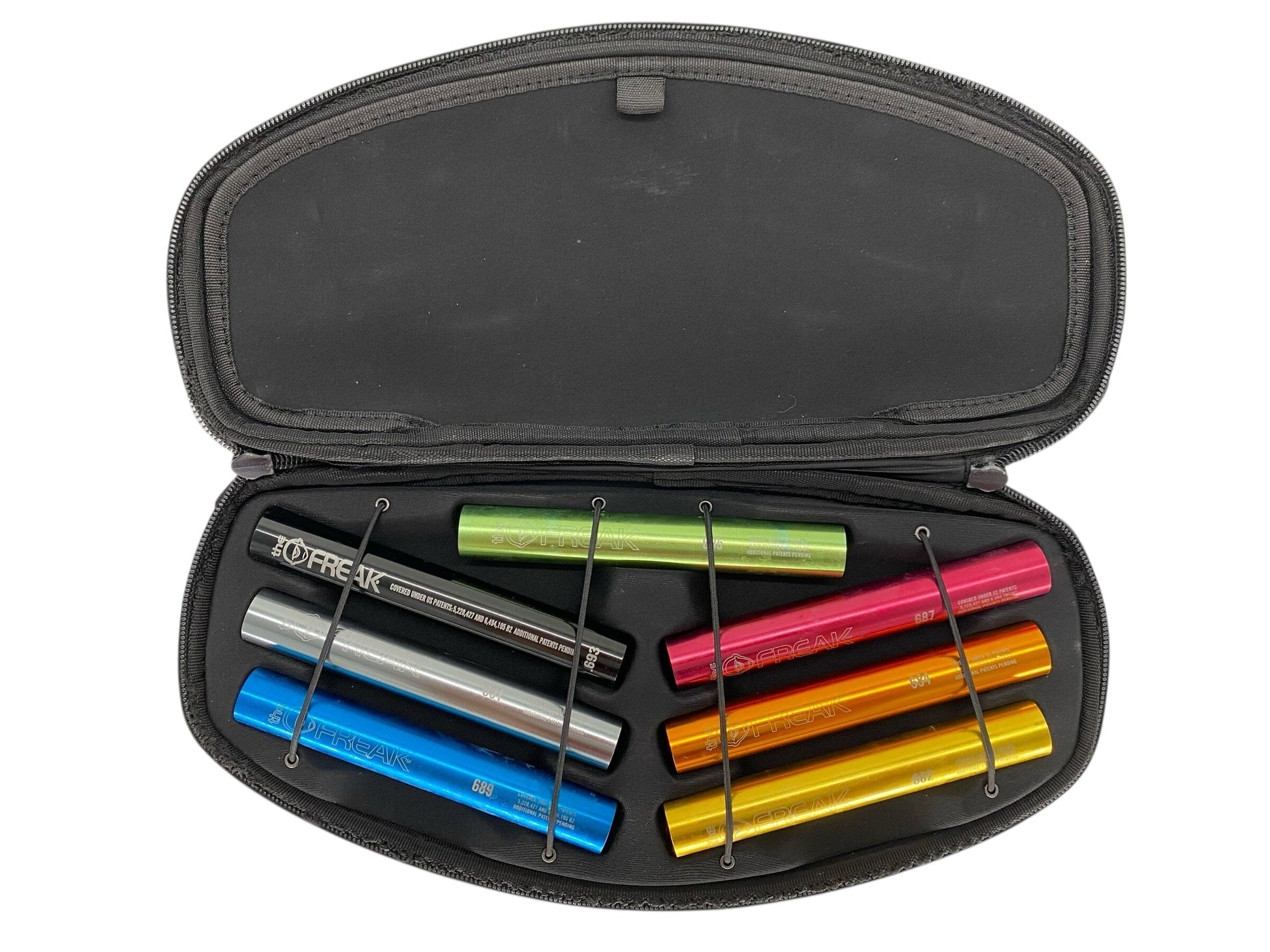 Used 7 Freak Barrel Inserts with Case Paintball Gun from CPXBrosPaintball Buy/Sell/Trade Paintball Markers, New Paintball Guns, Paintball Hoppers, Paintball Masks, and Hormesis Headbands