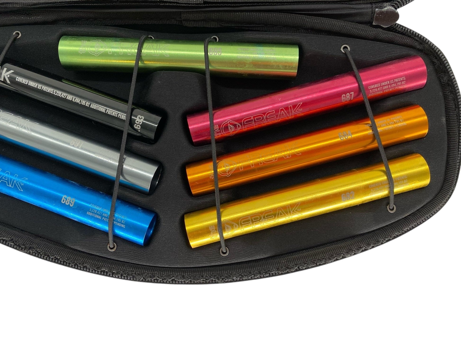 Used 7 Freak Barrel Inserts with Case Paintball Gun from CPXBrosPaintball Buy/Sell/Trade Paintball Markers, New Paintball Guns, Paintball Hoppers, Paintball Masks, and Hormesis Headbands
