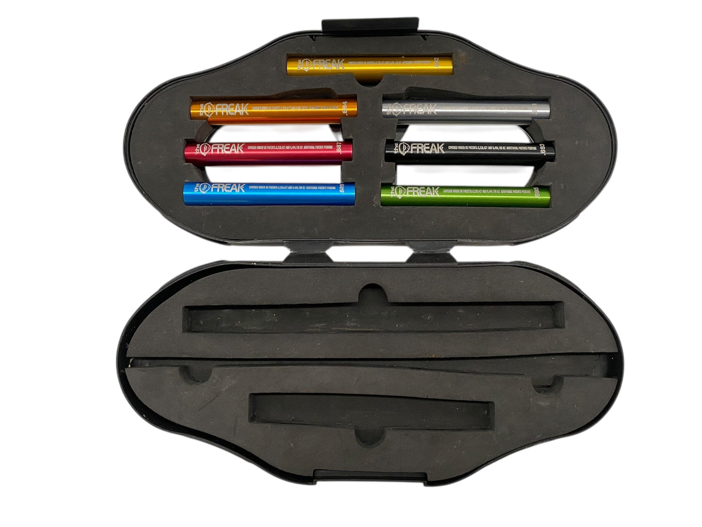 Used 7 Freak Barrel Inserts with Case Paintball Gun from CPXBrosPaintball Buy/Sell/Trade Paintball Markers, New Paintball Guns, Paintball Hoppers, Paintball Masks, and Hormesis Headbands