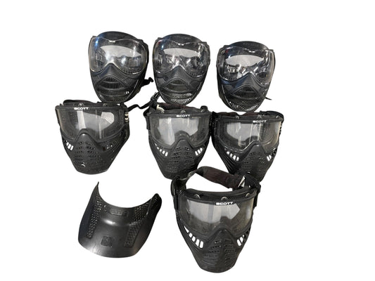 Used 7 Paintball Masks Lot Tippman Scott Paintball Gun from CPXBrosPaintball Buy/Sell/Trade Paintball Markers, New Paintball Guns, Paintball Hoppers, Paintball Masks, and Hormesis Headbands