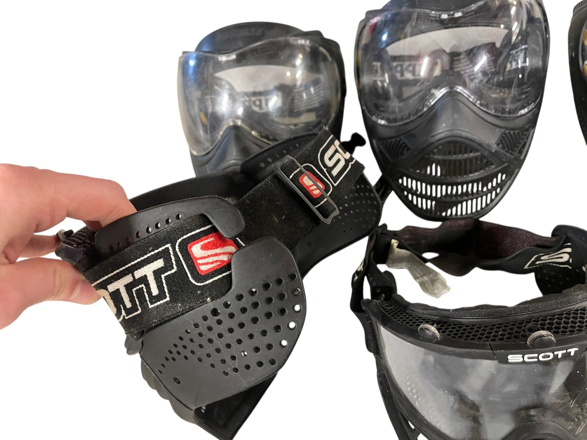 Used 7 Paintball Masks Lot Tippman Scott Paintball Gun from CPXBrosPaintball Buy/Sell/Trade Paintball Markers, New Paintball Guns, Paintball Hoppers, Paintball Masks, and Hormesis Headbands