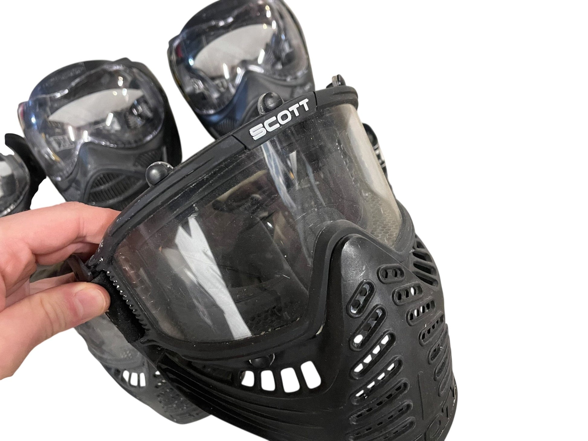 Used 7 Paintball Masks Lot Tippman Scott Paintball Gun from CPXBrosPaintball Buy/Sell/Trade Paintball Markers, New Paintball Guns, Paintball Hoppers, Paintball Masks, and Hormesis Headbands