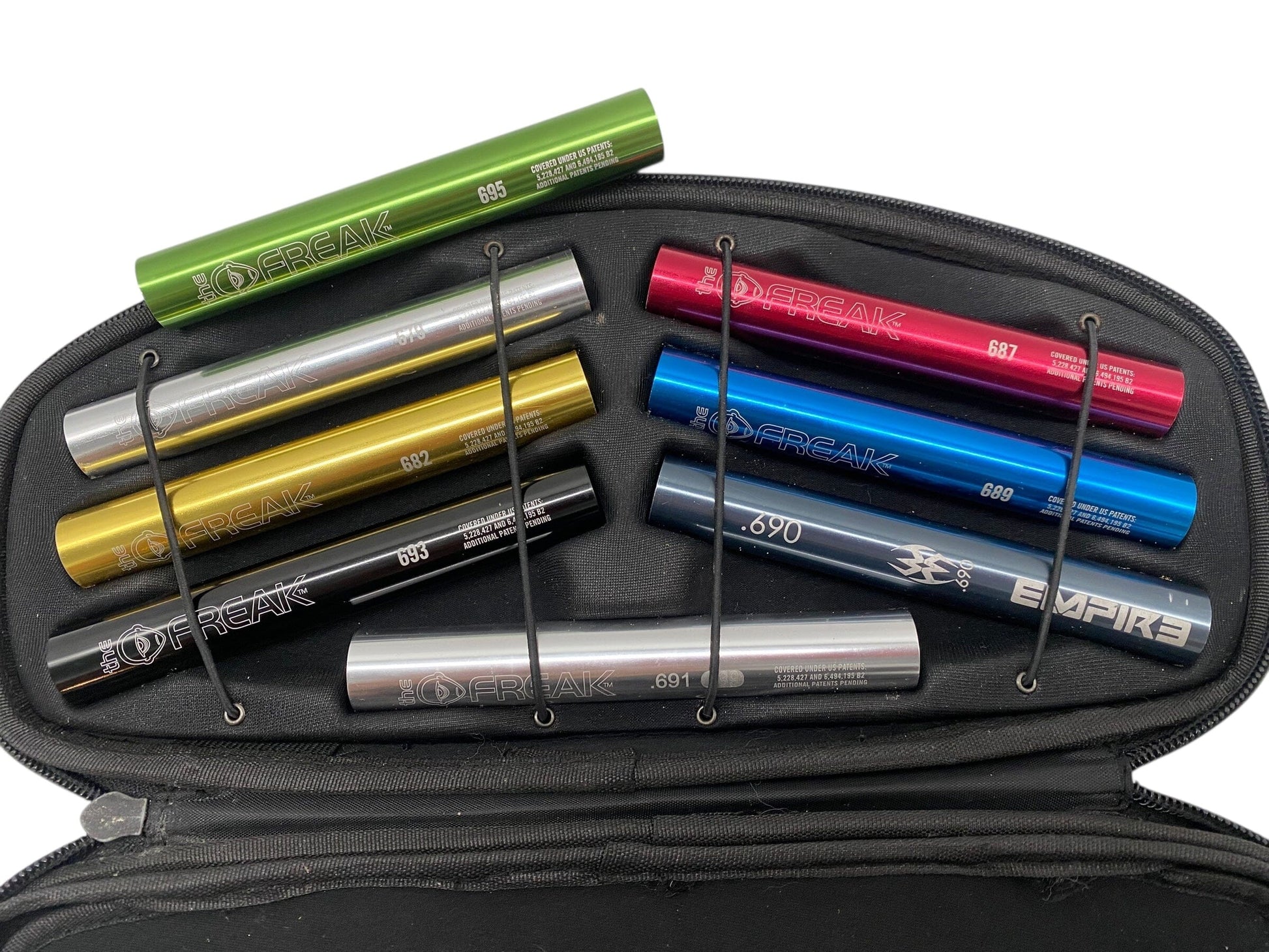 Used 8 Freak Barrel Inserts with Case (7 Freak and 1 Empire) Paintball Gun from CPXBrosPaintball Buy/Sell/Trade Paintball Markers, New Paintball Guns, Paintball Hoppers, Paintball Masks, and Hormesis Headbands