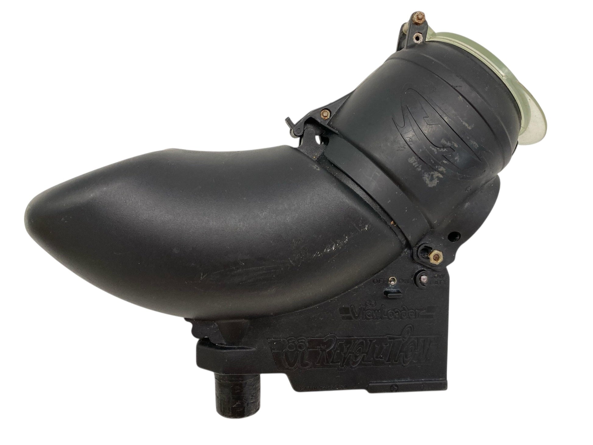 Used 88 VL Revolution Viewloader with JT Extension Paintball Hopper Paintball Gun from CPXBrosPaintball Buy/Sell/Trade Paintball Markers, New Paintball Guns, Paintball Hoppers, Paintball Masks, and Hormesis Headbands