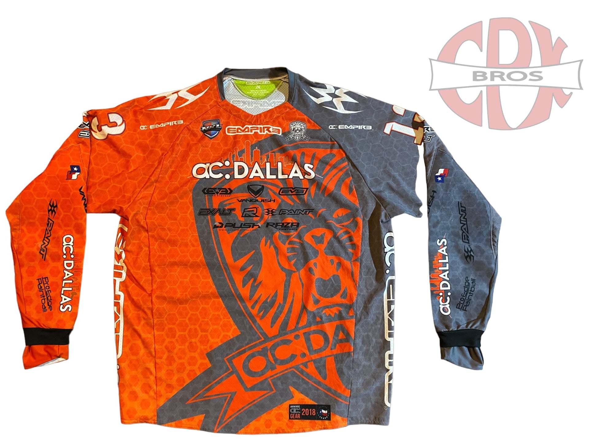 Used ac:Dallas Paintball Jersey Size 2XL Paintball Gun from CPXBrosPaintball Buy/Sell/Trade Paintball Markers, New Paintball Guns, Paintball Hoppers, Paintball Masks, and Hormesis Headbands