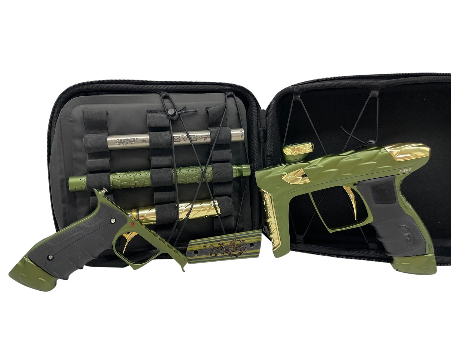 Used Adrenaline DLX Luxe Idol Olive/Gold Paintball Gun Paintball Gun from CPXBrosPaintball Buy/Sell/Trade Paintball Markers, New Paintball Guns, Paintball Hoppers, Paintball Masks, and Hormesis Headbands