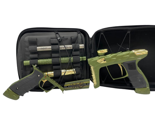 Used Adrenaline DLX Luxe Idol Olive/Gold Paintball Gun Paintball Gun from CPXBrosPaintball Buy/Sell/Trade Paintball Markers, New Paintball Guns, Paintball Hoppers, Paintball Masks, and Hormesis Headbands