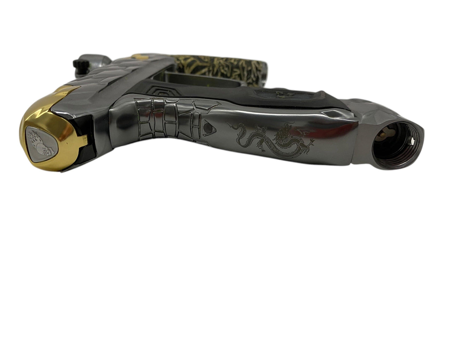 Used Adrenaline DLX Luxe Idol Pewter/Gold Paintball Gun Paintball Gun from CPXBrosPaintball Buy/Sell/Trade Paintball Markers, New Paintball Guns, Paintball Hoppers, Paintball Masks, and Hormesis Headbands