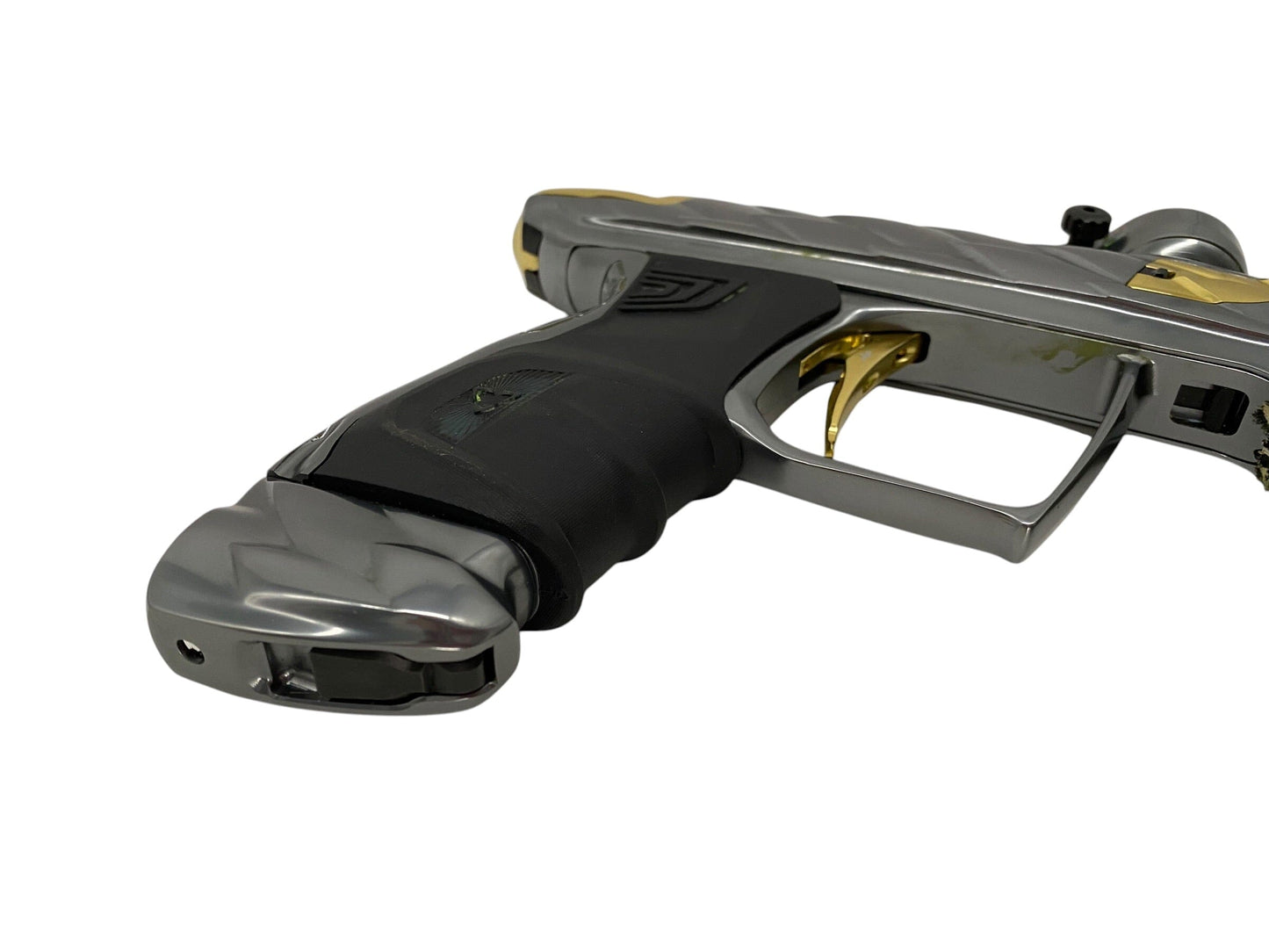 Used Adrenaline DLX Luxe Idol Pewter/Gold Paintball Gun Paintball Gun from CPXBrosPaintball Buy/Sell/Trade Paintball Markers, New Paintball Guns, Paintball Hoppers, Paintball Masks, and Hormesis Headbands
