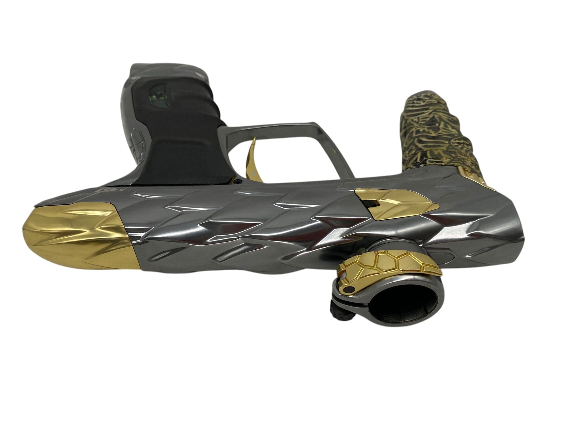 Used Adrenaline DLX Luxe Idol Pewter/Gold Paintball Gun Paintball Gun from CPXBrosPaintball Buy/Sell/Trade Paintball Markers, New Paintball Guns, Paintball Hoppers, Paintball Masks, and Hormesis Headbands