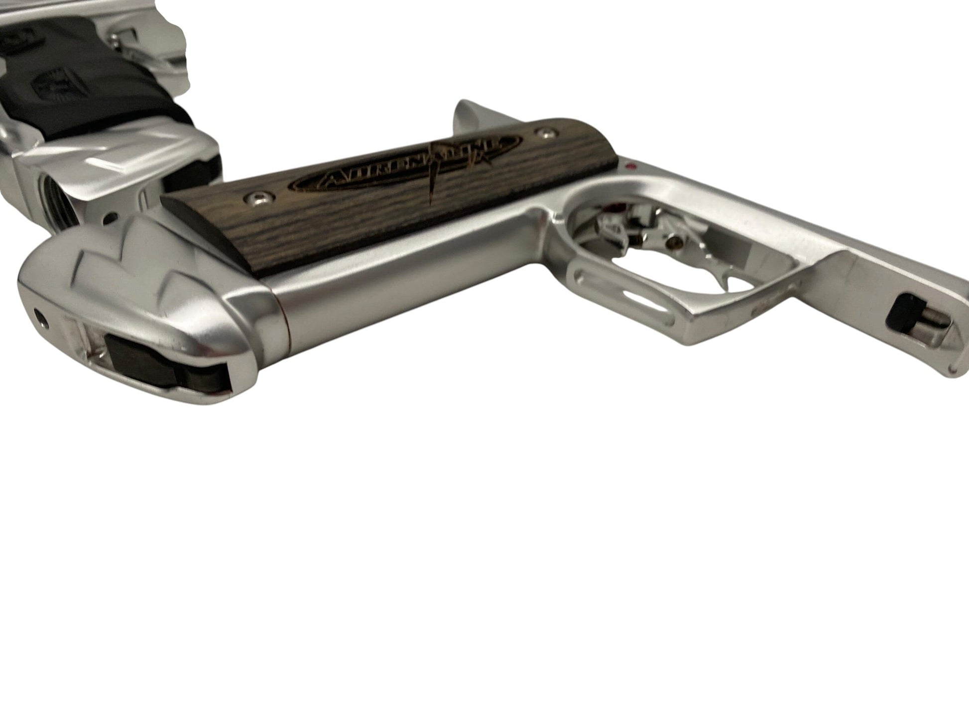 Used Adrenaline DLX Luxe Idol Silver/Silver Paintball Gun with Mech Frame Paintball Gun from CPXBrosPaintball Buy/Sell/Trade Paintball Markers, New Paintball Guns, Paintball Hoppers, Paintball Masks, and Hormesis Headbands