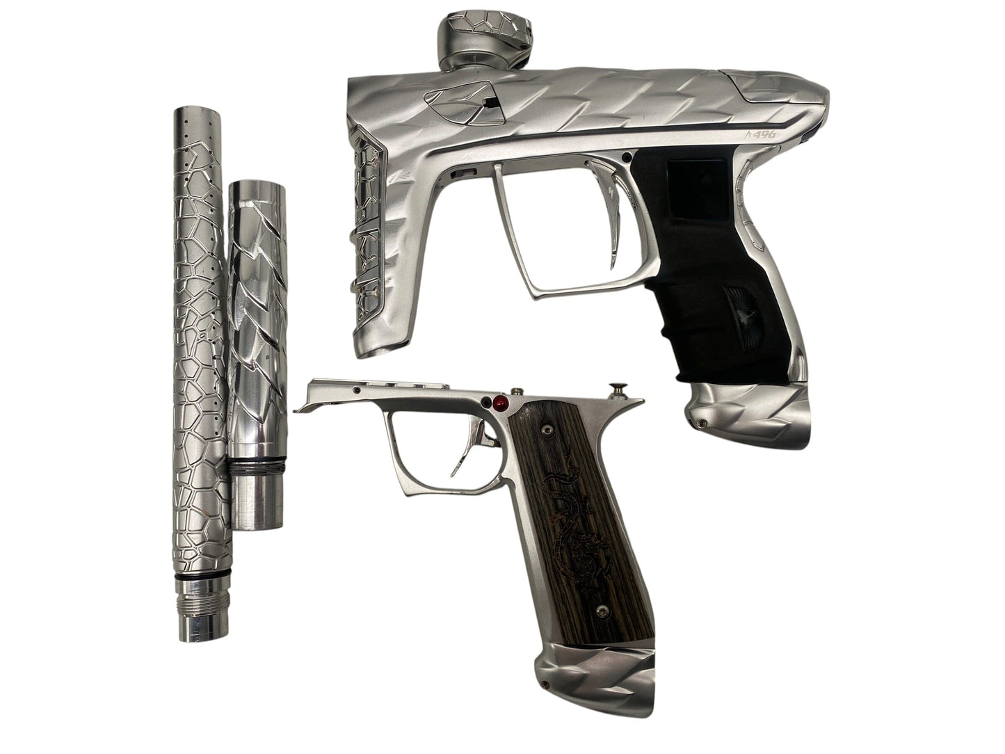 Used Adrenaline DLX Luxe Idol Silver/Silver Paintball Gun with Mech Frame Paintball Gun from CPXBrosPaintball Buy/Sell/Trade Paintball Markers, New Paintball Guns, Paintball Hoppers, Paintball Masks, and Hormesis Headbands