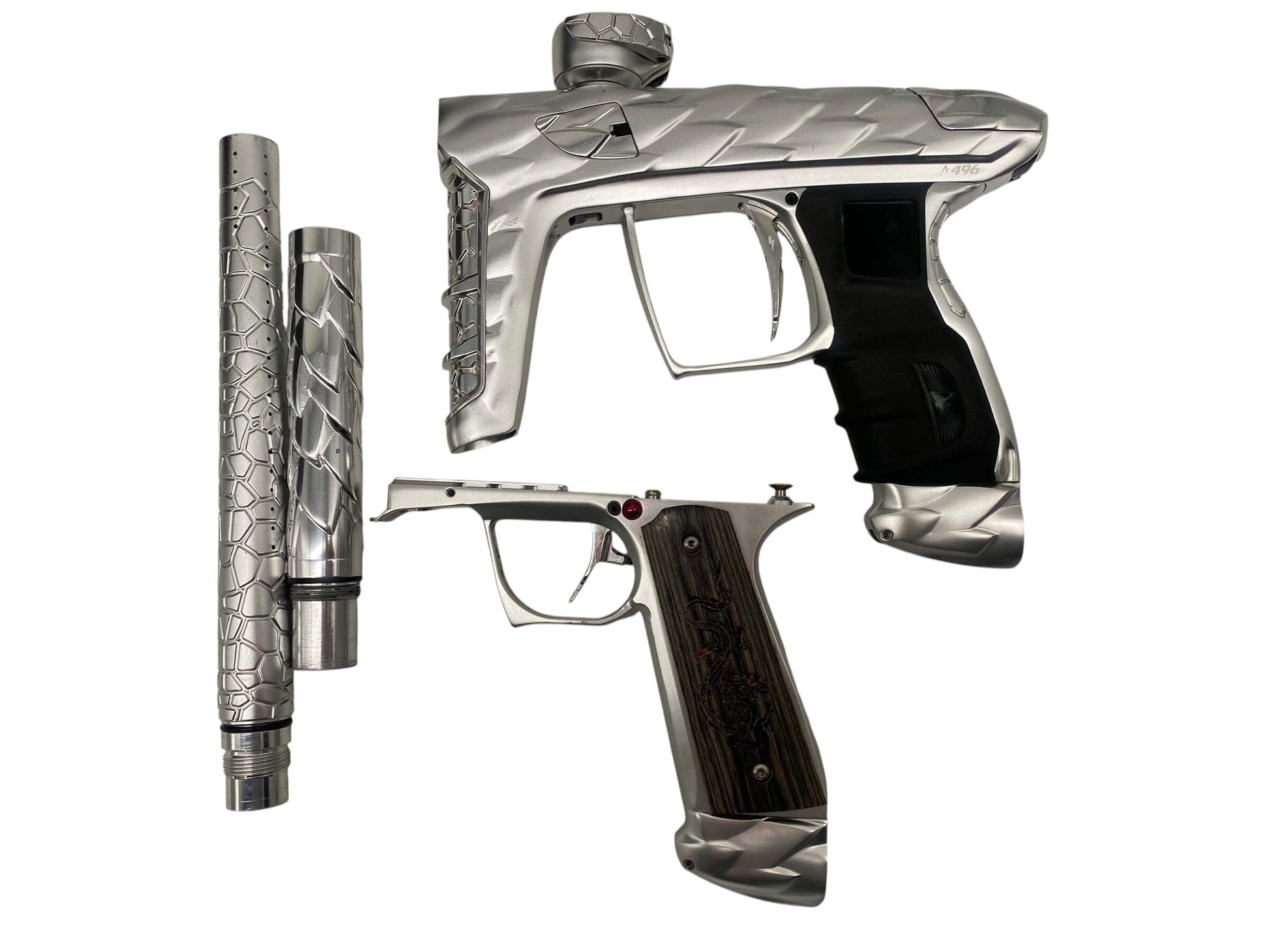 Used Adrenaline DLX Luxe Idol Silver/Silver Paintball Gun with Mech Frame Paintball Gun from CPXBrosPaintball Buy/Sell/Trade Paintball Markers, New Paintball Guns, Paintball Hoppers, Paintball Masks, and Hormesis Headbands