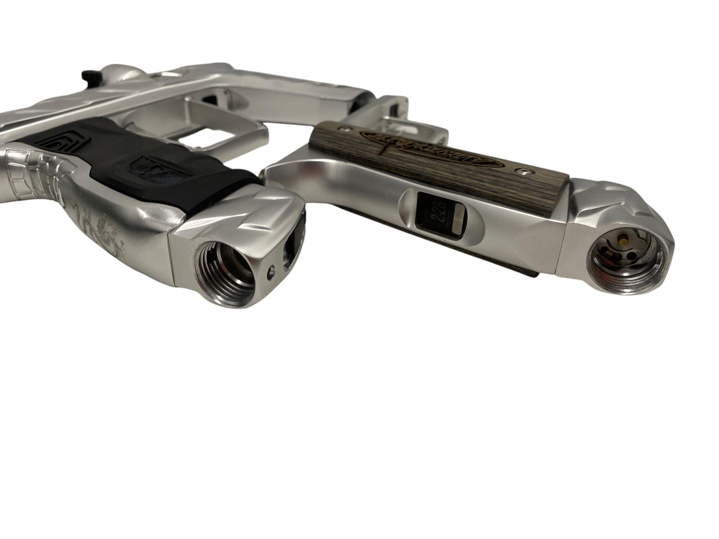 Used Adrenaline DLX Luxe Idol Silver/Silver Paintball Gun with Mech Frame Paintball Gun from CPXBrosPaintball Buy/Sell/Trade Paintball Markers, New Paintball Guns, Paintball Hoppers, Paintball Masks, and Hormesis Headbands