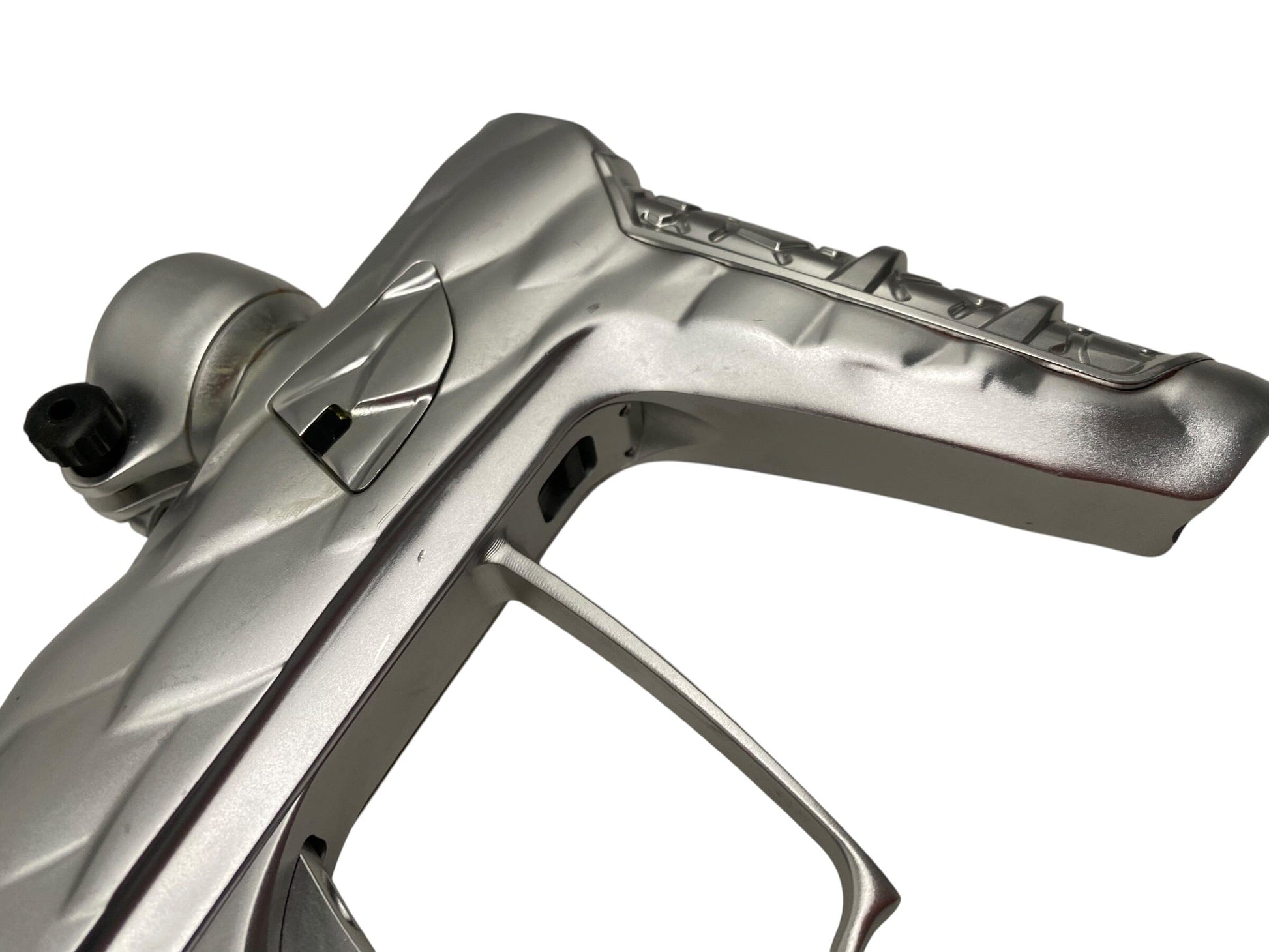 Used Adrenaline DLX Luxe Idol Silver/Silver Paintball Gun with Mech Frame Paintball Gun from CPXBrosPaintball Buy/Sell/Trade Paintball Markers, New Paintball Guns, Paintball Hoppers, Paintball Masks, and Hormesis Headbands