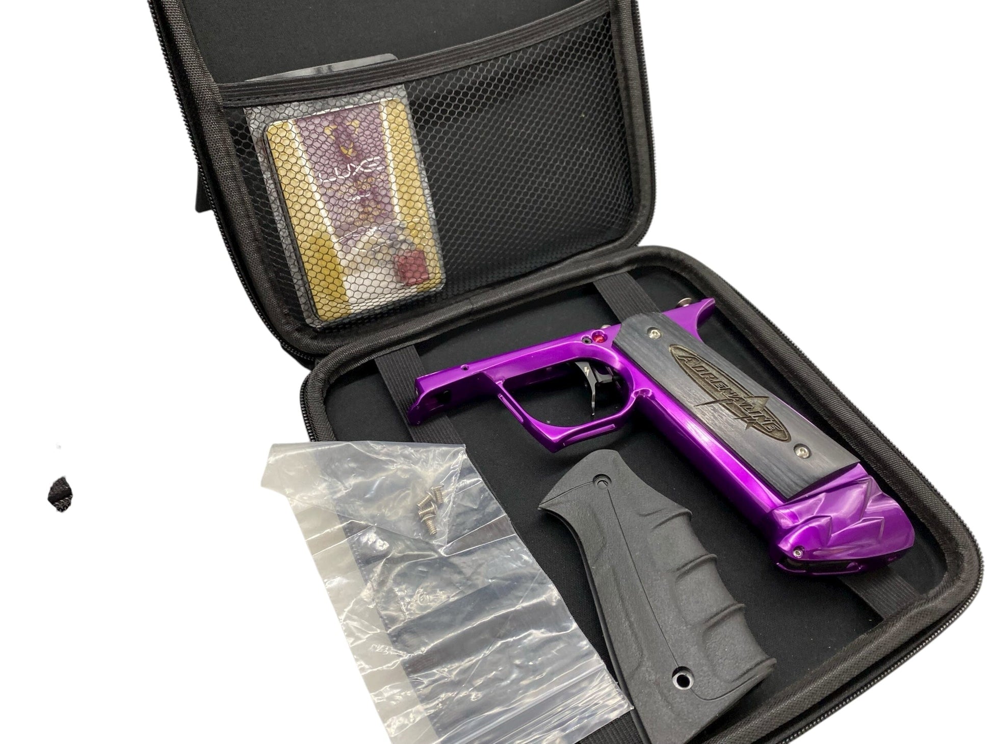 Used Adrenaline Luxe Idol Paintball Gun Purple/Black Paintball Gun from CPXBrosPaintball Buy/Sell/Trade Paintball Markers, New Paintball Guns, Paintball Hoppers, Paintball Masks, and Hormesis Headbands