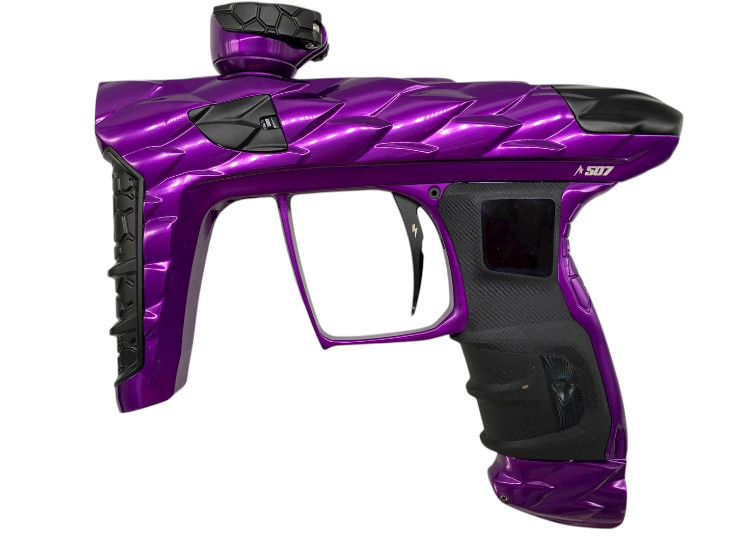 Used Adrenaline Luxe Idol Paintball Gun Purple/Black Paintball Gun from CPXBrosPaintball Buy/Sell/Trade Paintball Markers, New Paintball Guns, Paintball Hoppers, Paintball Masks, and Hormesis Headbands