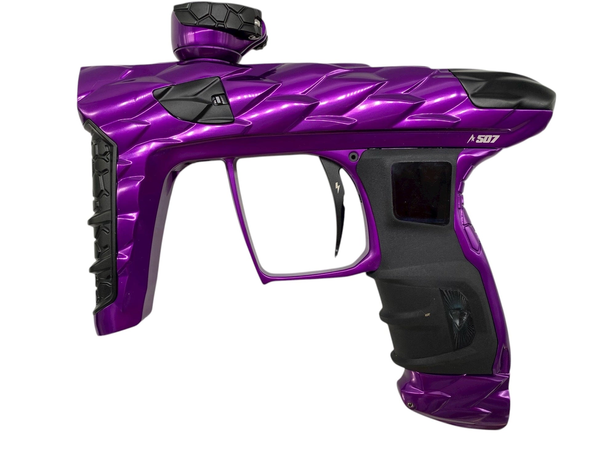 Used Adrenaline Luxe Idol Paintball Gun Purple/Black Paintball Gun from CPXBrosPaintball Buy/Sell/Trade Paintball Markers, New Paintball Guns, Paintball Hoppers, Paintball Masks, and Hormesis Headbands