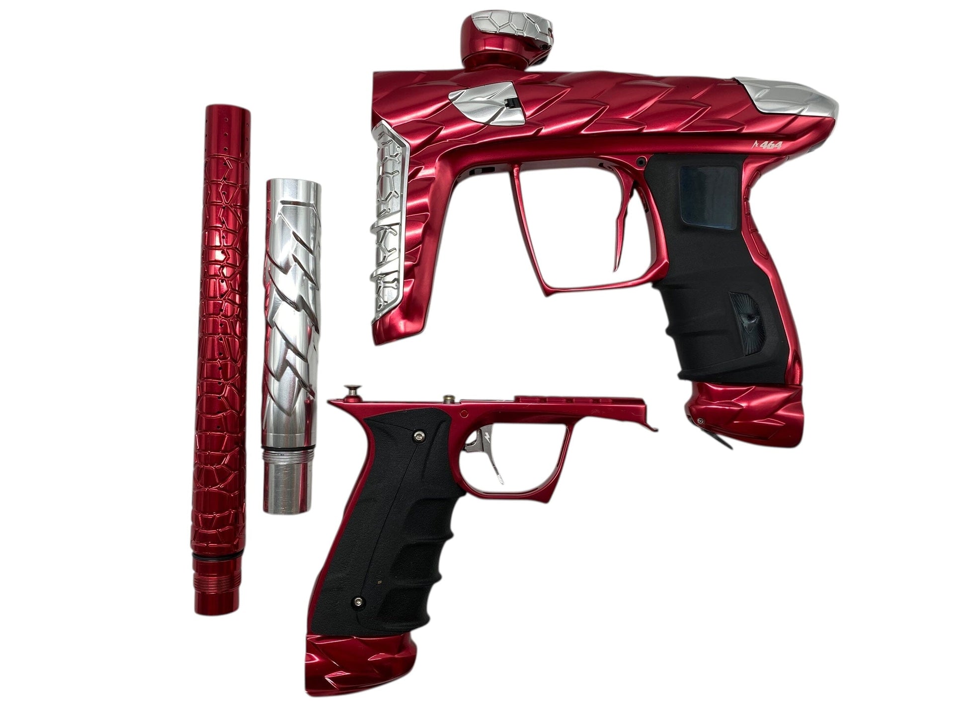 Used Adrenaline Luxe Idol Paintball Gun with Mech Frame Red/Silver Paintball Gun from CPXBrosPaintball Buy/Sell/Trade Paintball Markers, New Paintball Guns, Paintball Hoppers, Paintball Masks, and Hormesis Headbands