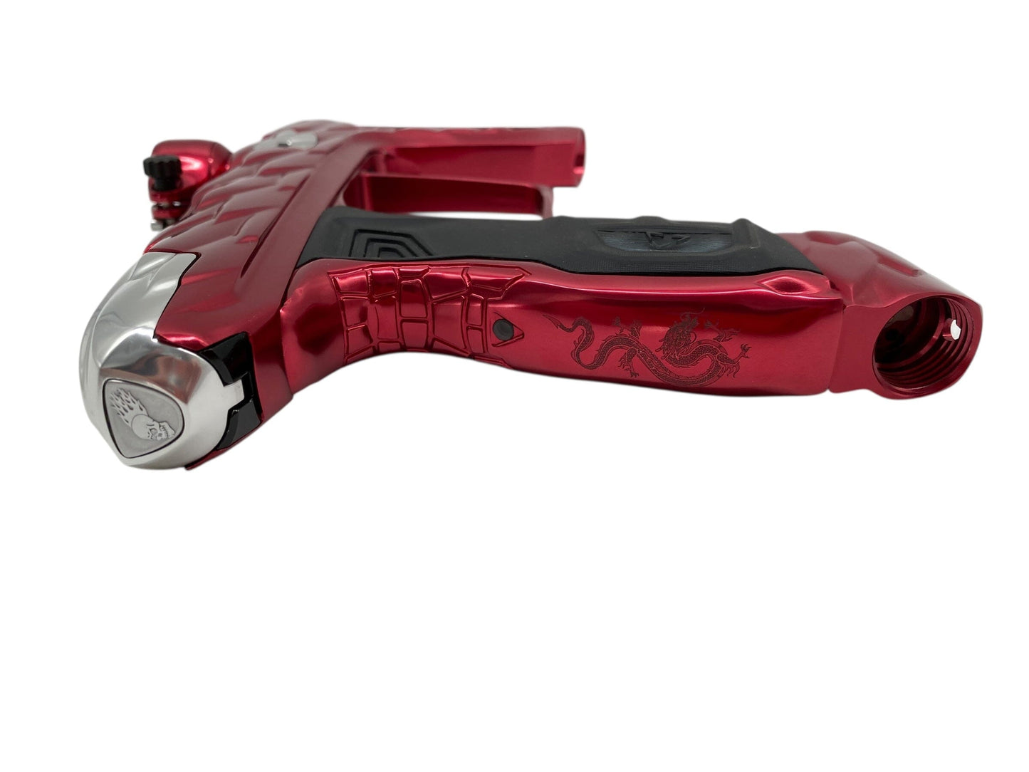 Used Adrenaline Luxe Idol Paintball Gun with Mech Frame Red/Silver Paintball Gun from CPXBrosPaintball Buy/Sell/Trade Paintball Markers, New Paintball Guns, Paintball Hoppers, Paintball Masks, and Hormesis Headbands