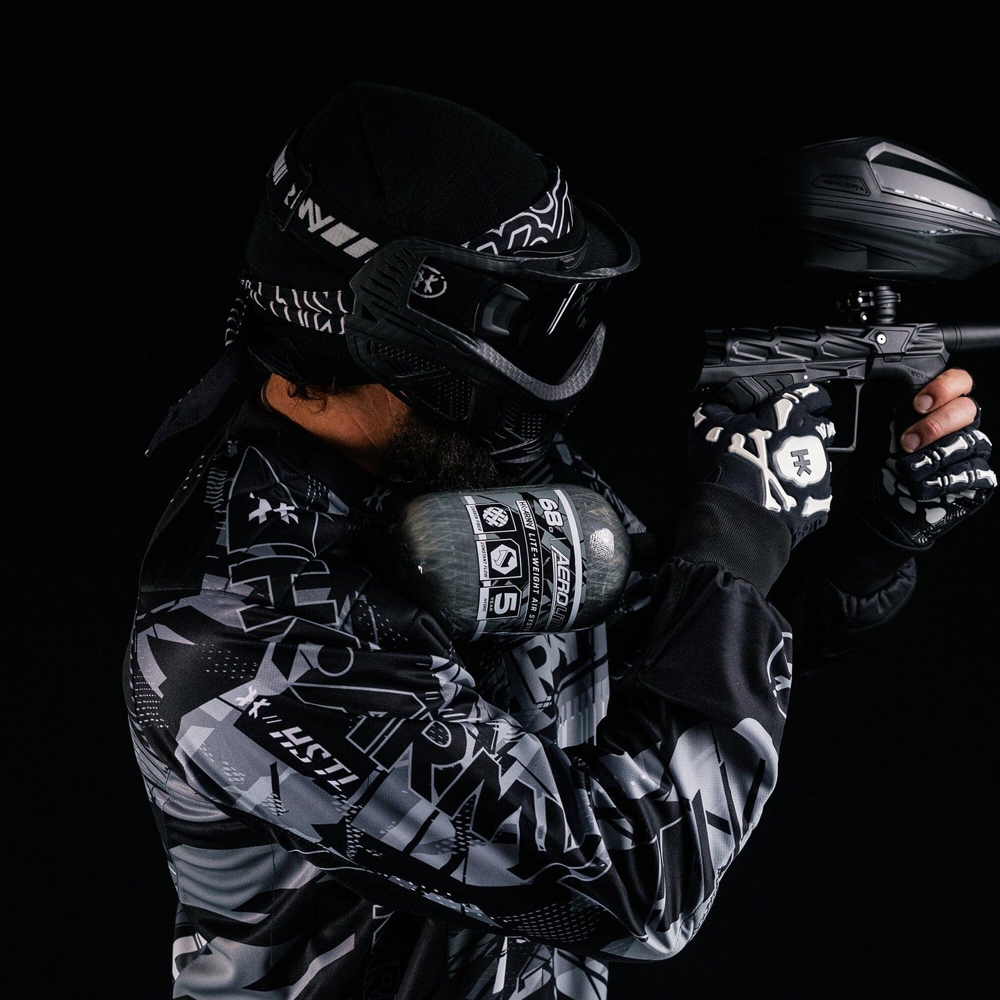 Used AeroLite Carbon Fiber Tank - 68ci / 4500psi - Clear Paintball Gun from HK Army Clothing Buy/Sell/Trade Paintball Markers, New Paintball Guns, Paintball Hoppers, Paintball Masks, and Hormesis Headbands
